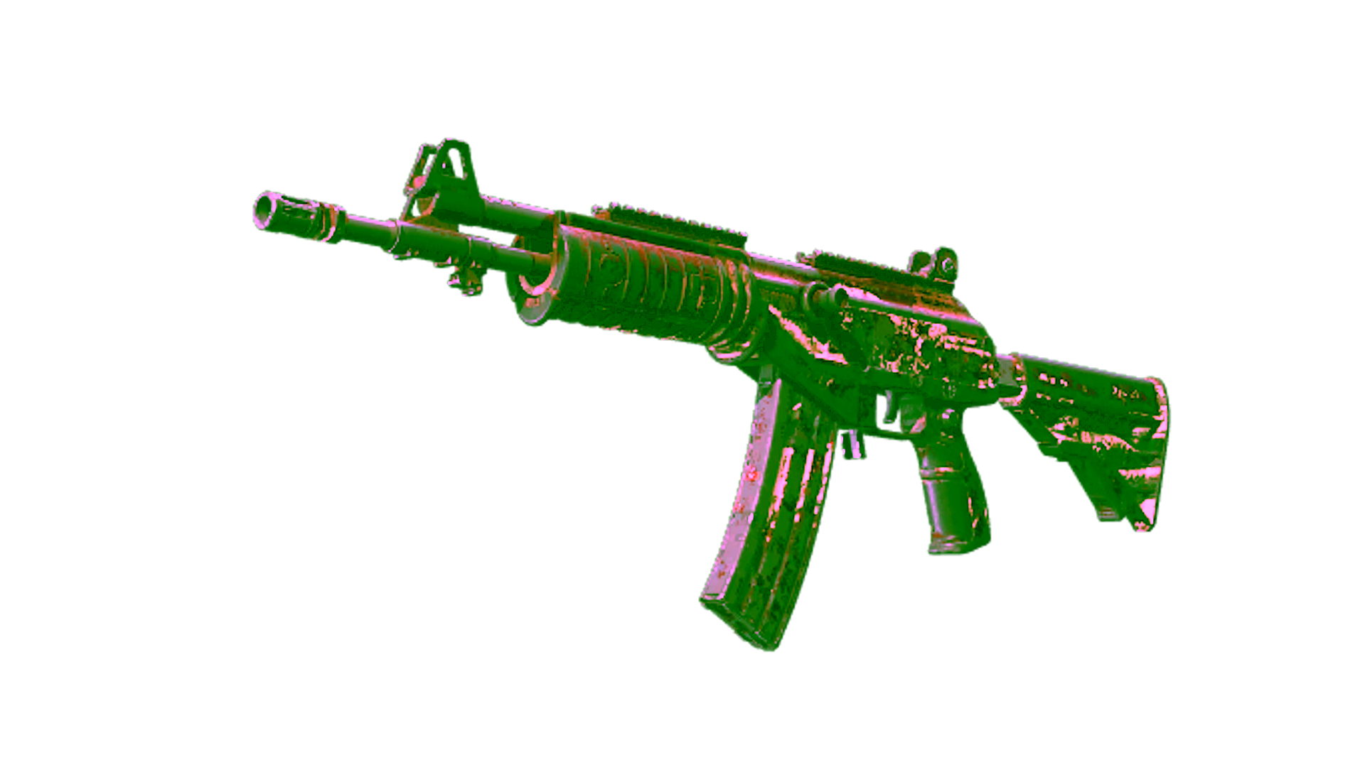 Display for Galil AR | Crimson Tsunami (Battle-Scarred)