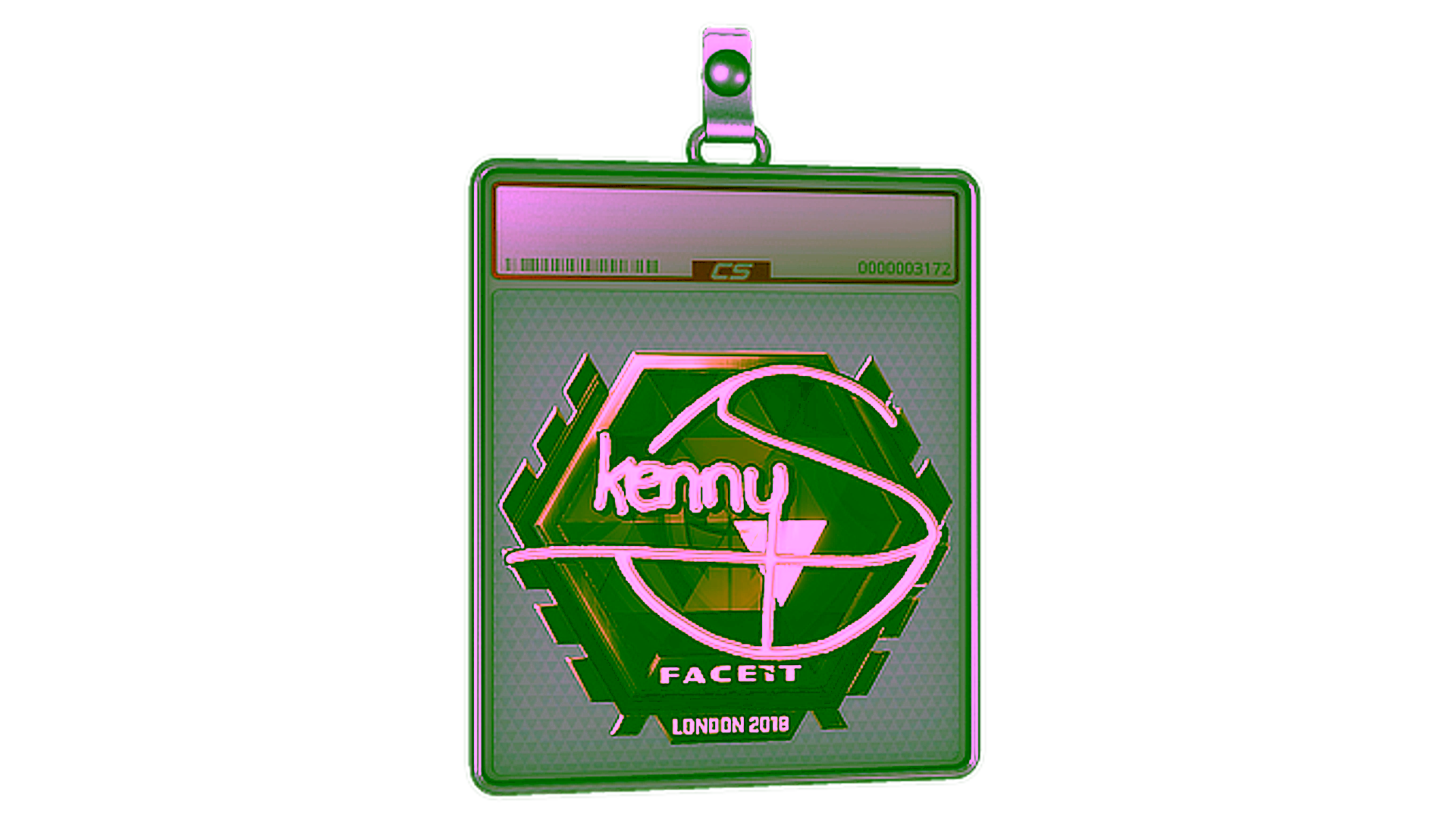 Display for Sticker Slab | kennyS (Gold) | London 2018