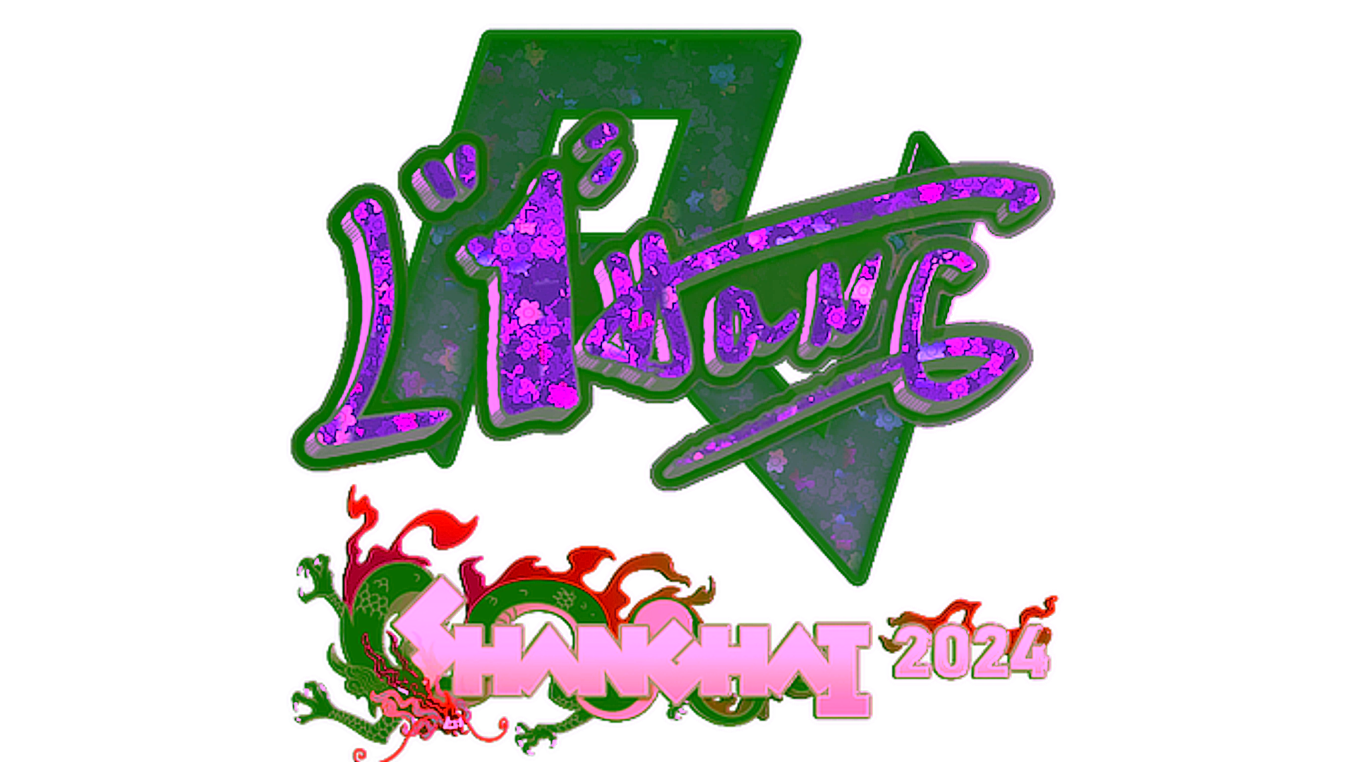 Display for Sticker | L1haNg (Glitter) | Shanghai 2024