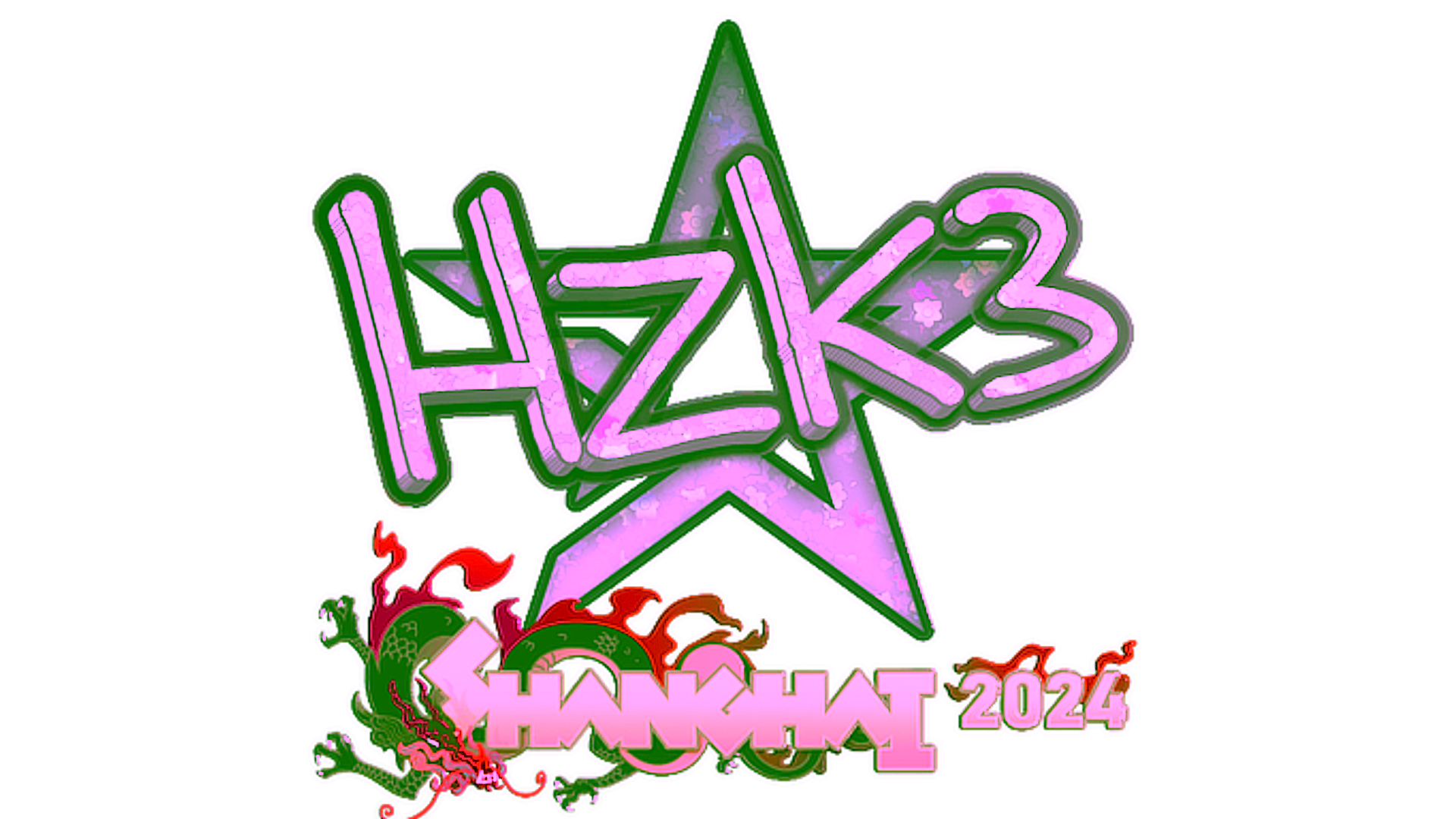 Wyświetl dla Sticker | hallzerk (Glitter) | Shanghai 2024