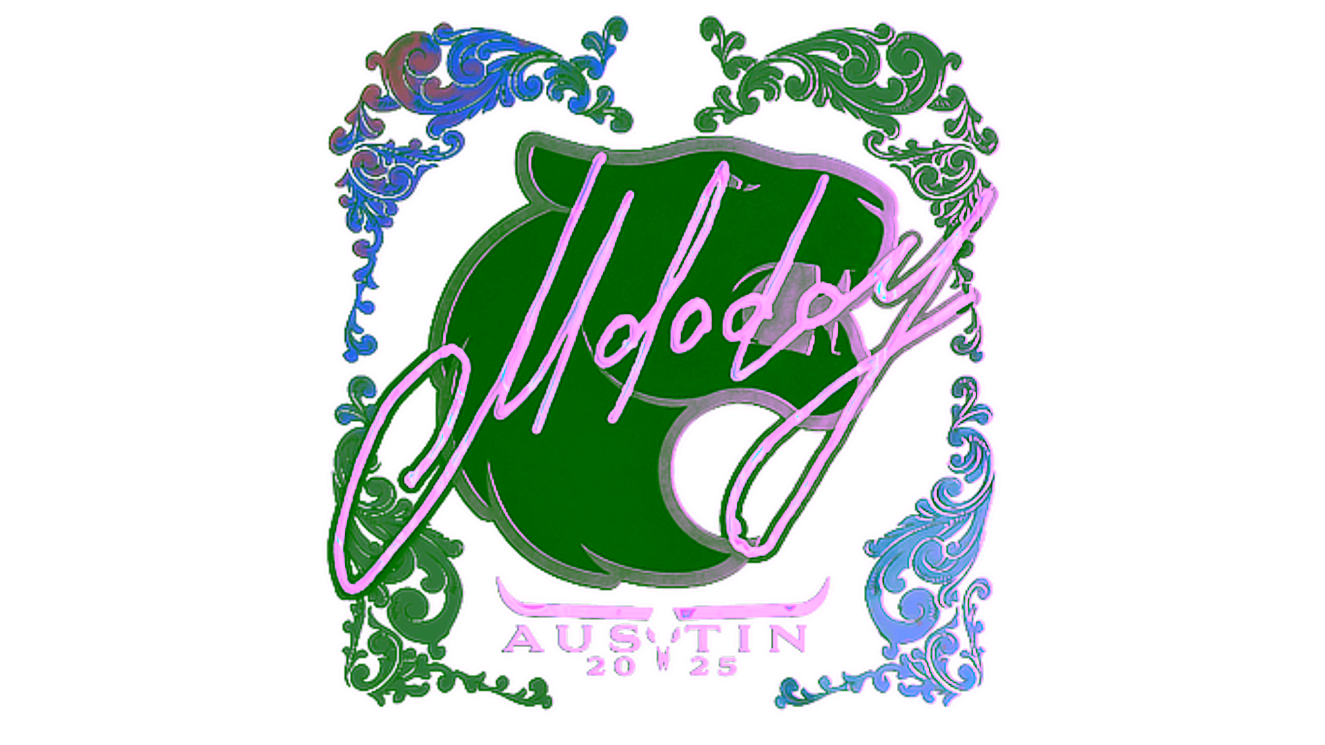 Display for Sticker | molodoy (Holo) | Austin 2025