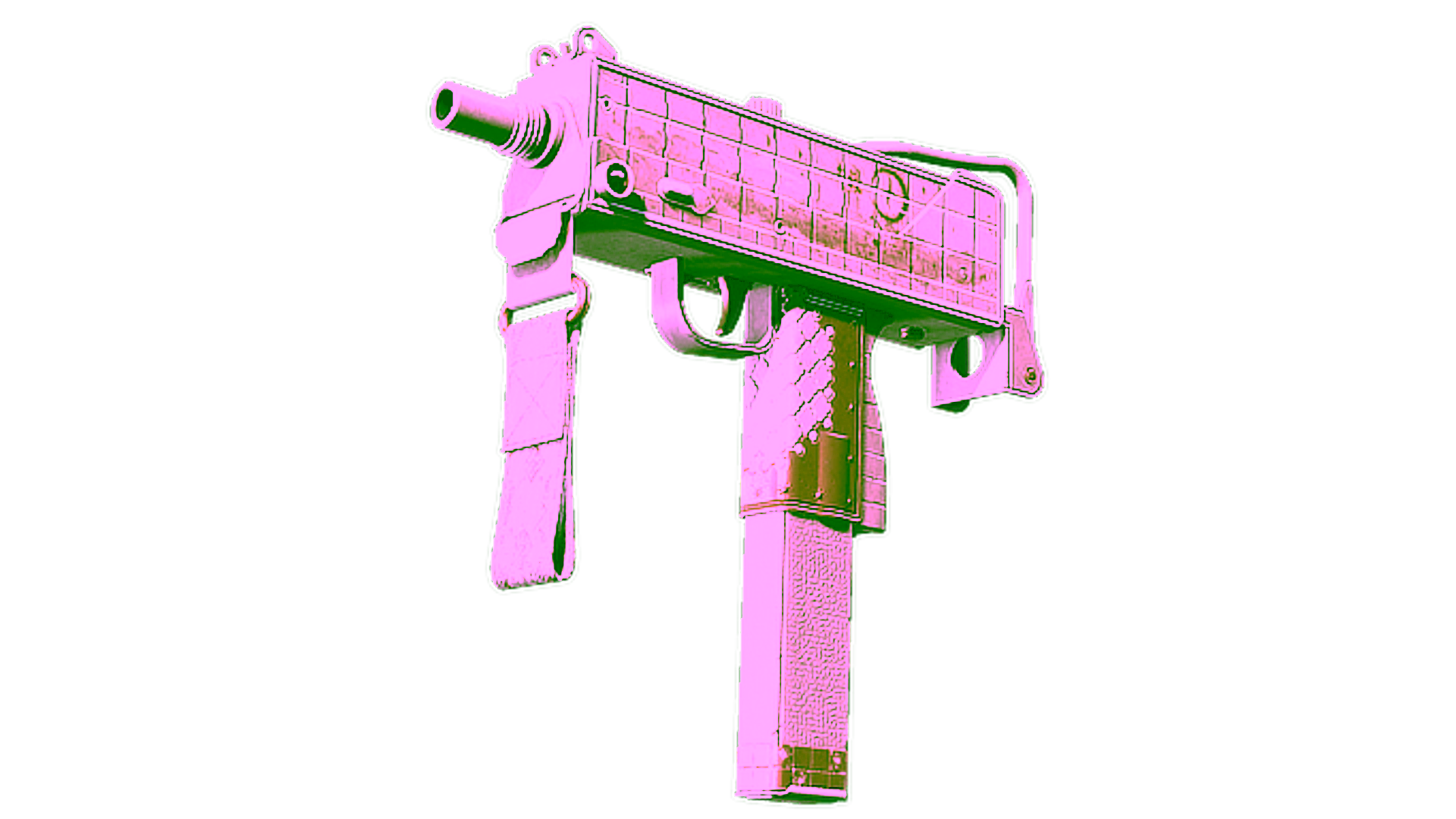 Display for MAC-10 | Arabesque Mosaic (Well-Worn)