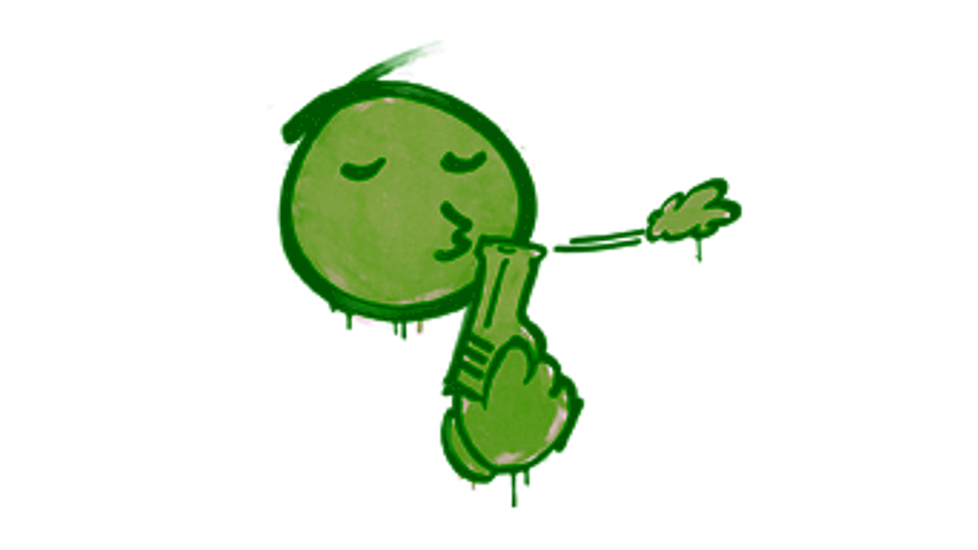 Display for Sealed Graffiti | Quickdraw (Battle Green)