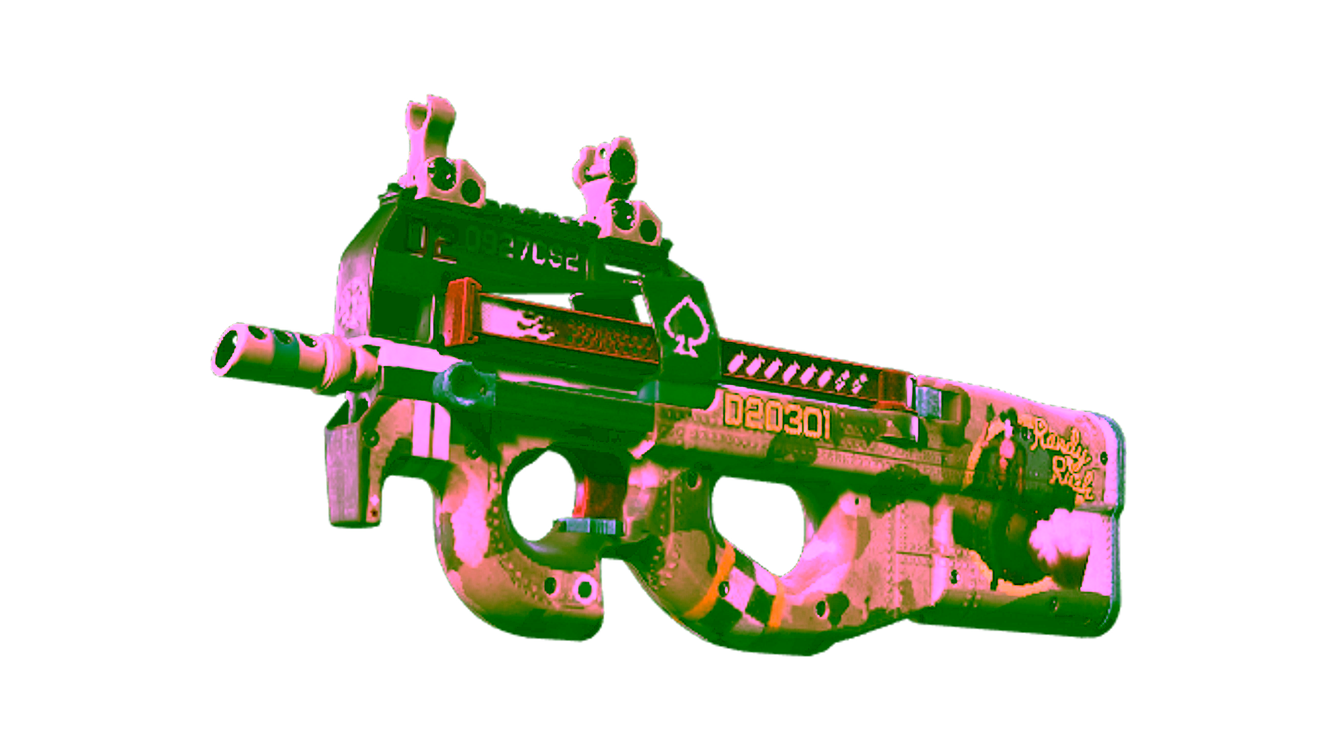 Affichage pour P90 | Randy Rush (Factory New)