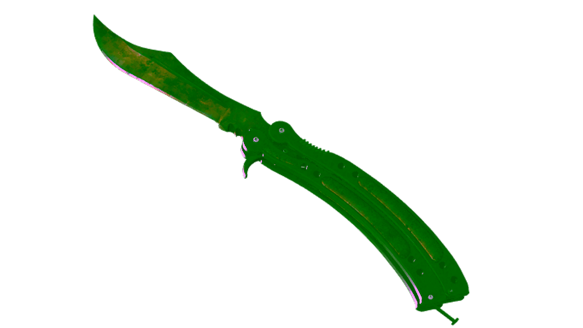 Visar för ★ StatTrak™ Butterfly Knife | Rust Coat (Battle-Scarred)