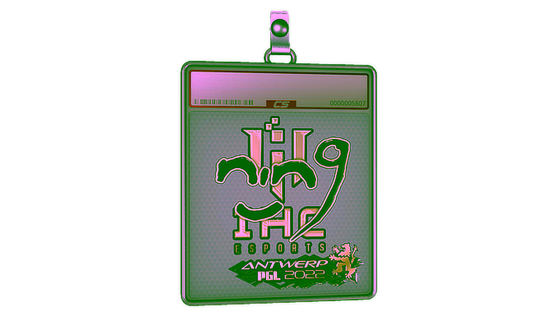 Wyświetl dla Sticker Slab | nin9 (Gold) | Antwerp 2022