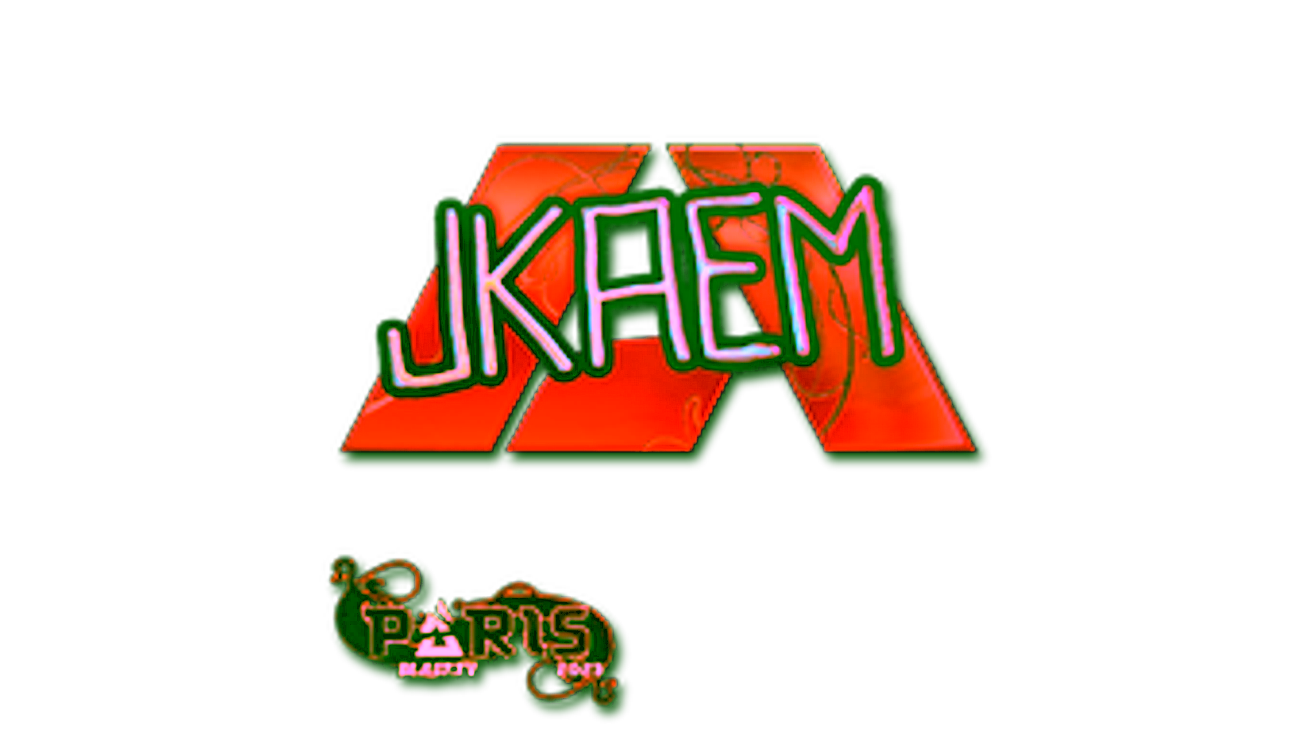 Display for Sticker | jkaem (Holo) | Paris 2023