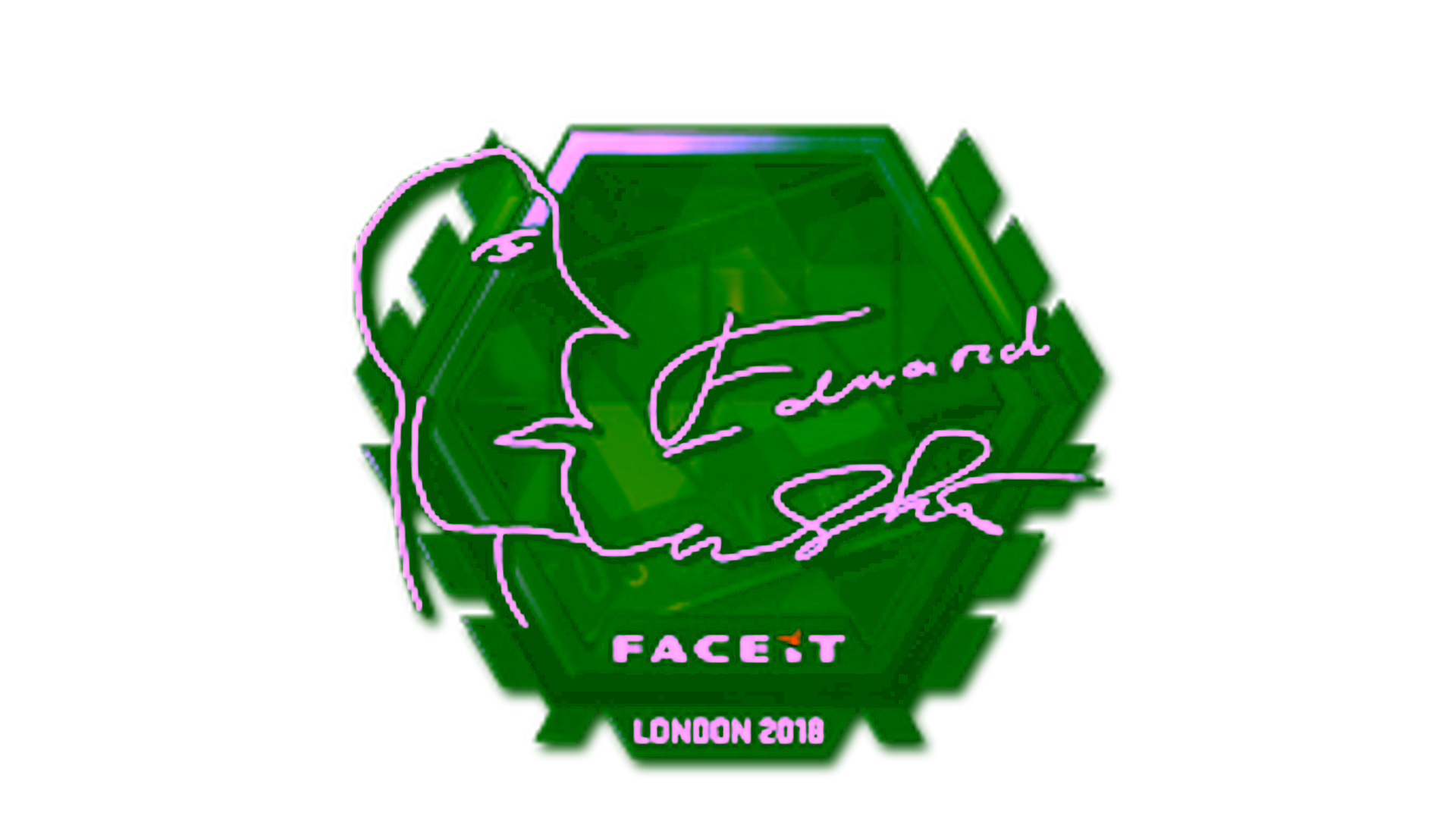Rodyti Sticker | Edward (Foil) | London 2018