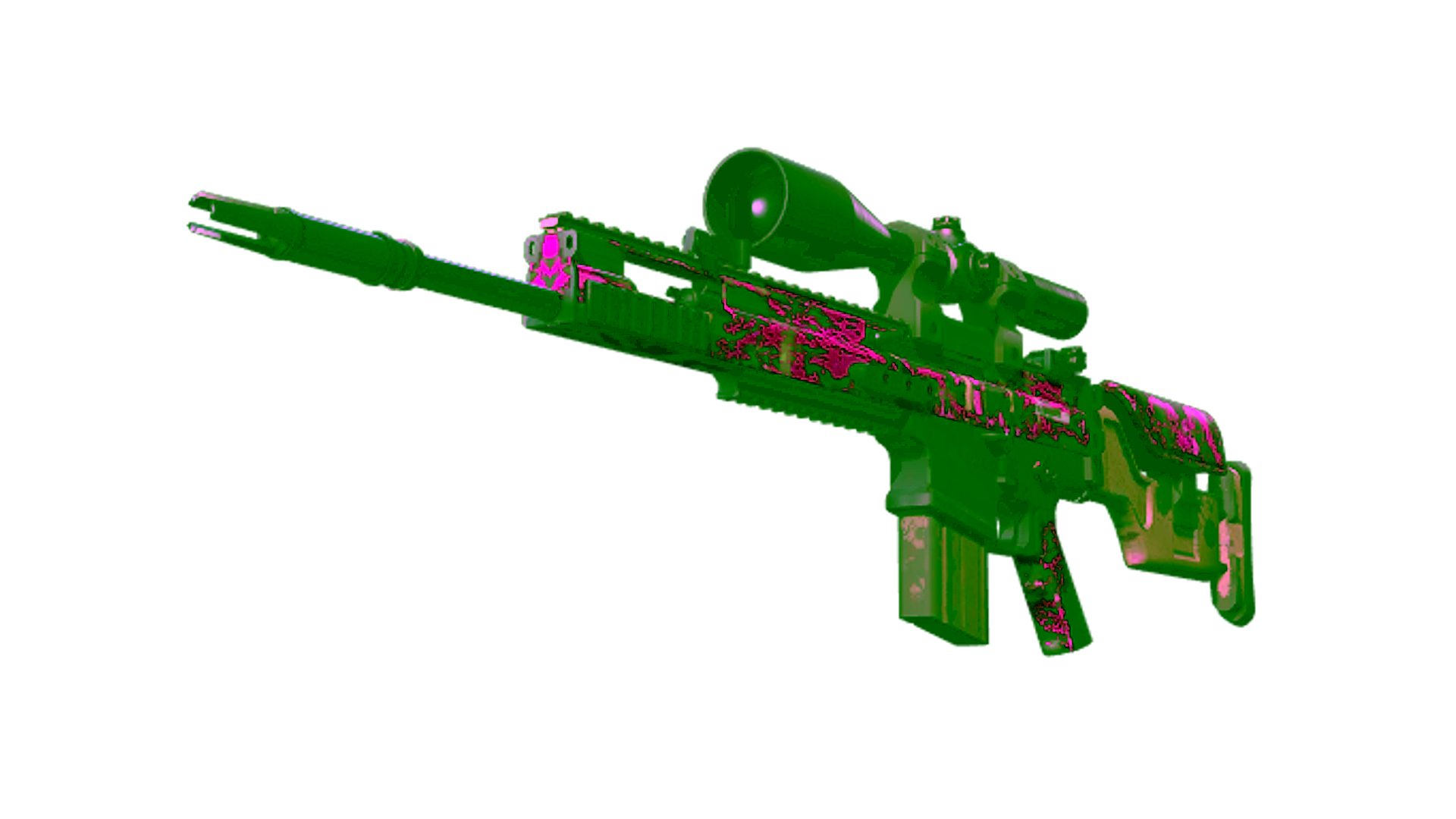 Display for Souvenir SCAR-20 | Splash Jam (Well-Worn)