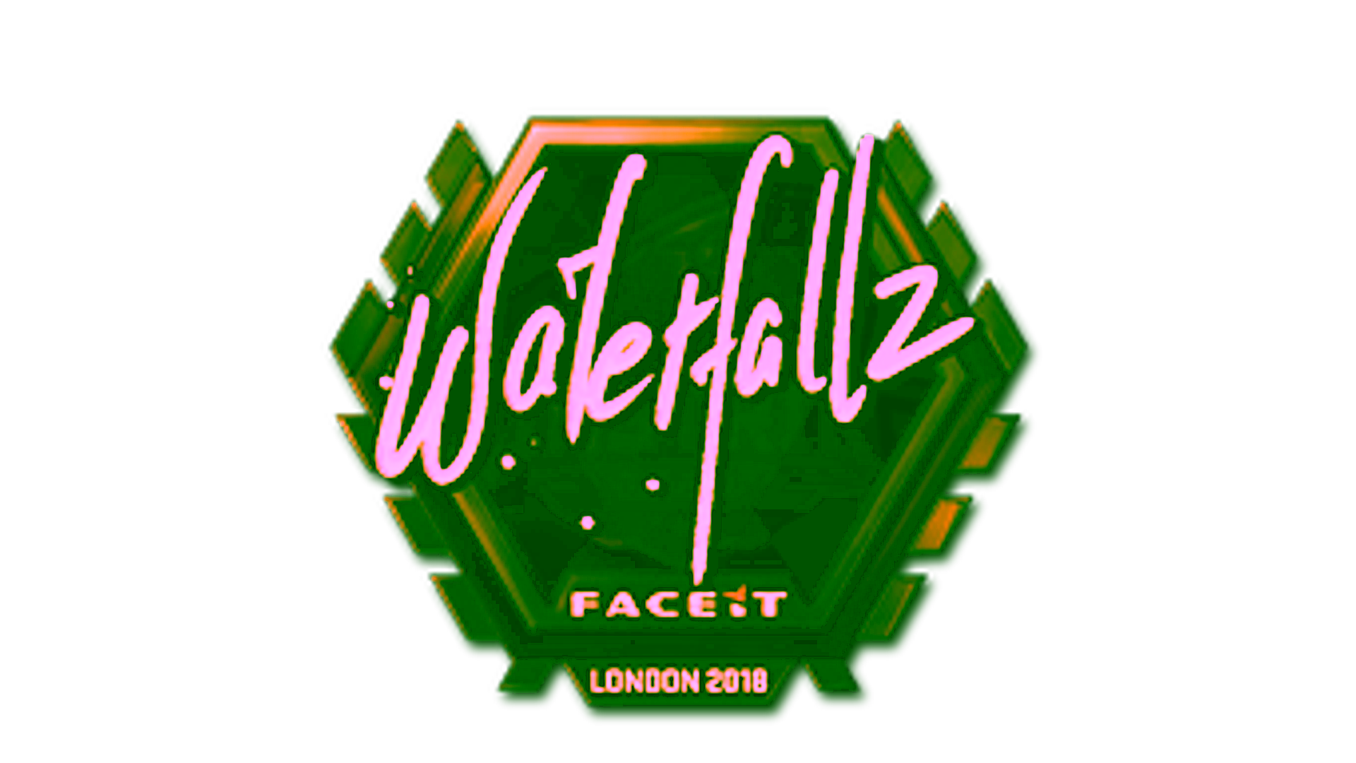 Visar för Sticker | waterfaLLZ (Gold) | London 2018