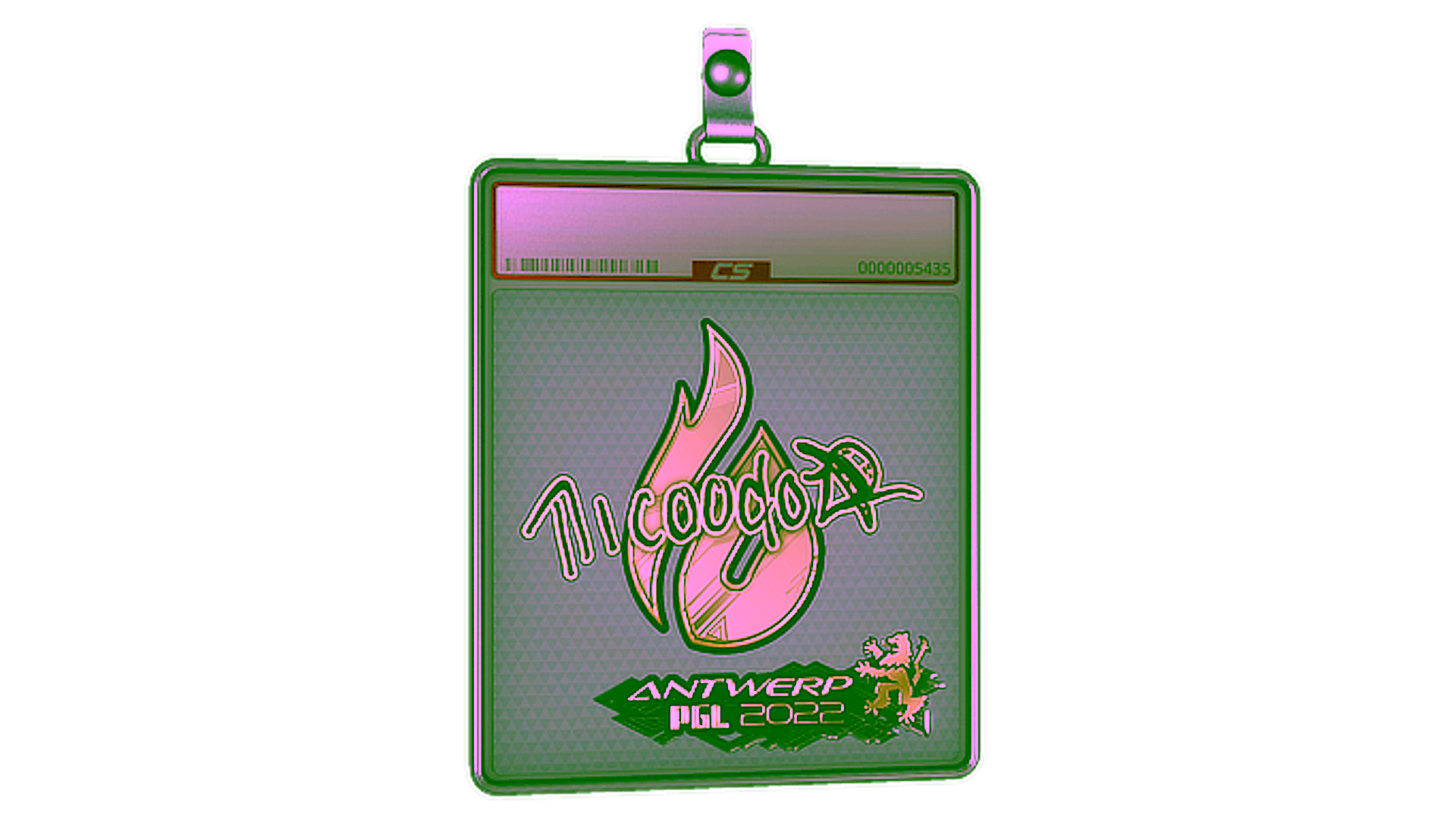 Display for Sticker Slab | nicoodoz (Gold) | Antwerp 2022