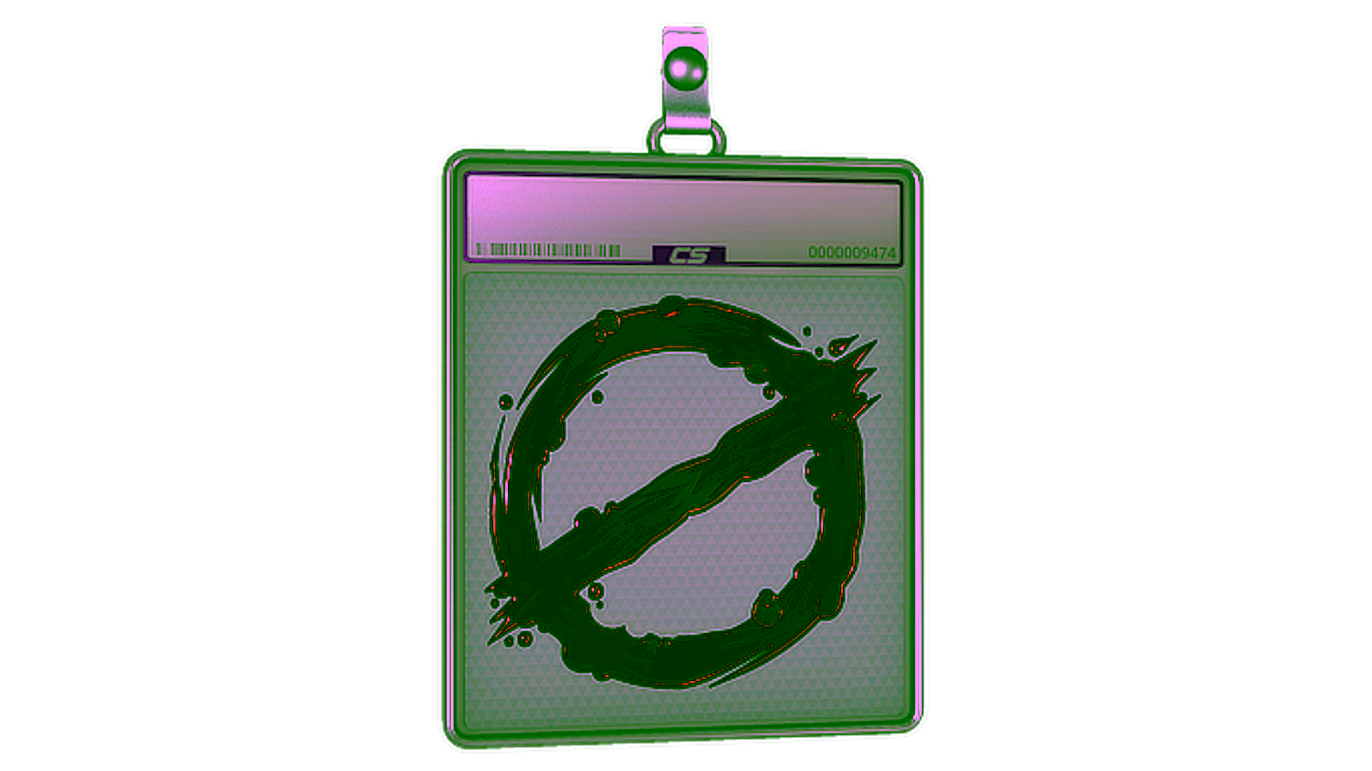 Display for Sticker Slab | Hands Off (Foil)