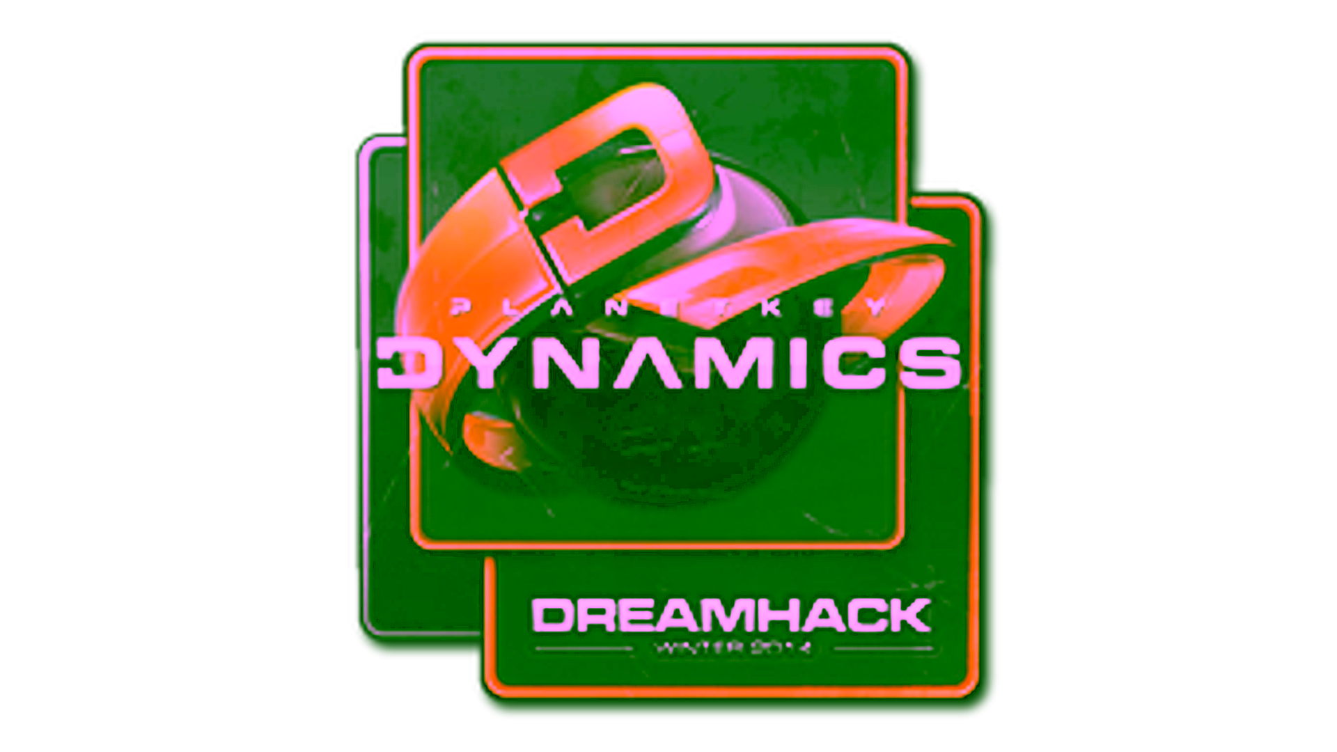 Display for Sticker | Planetkey Dynamics | DreamHack 2014