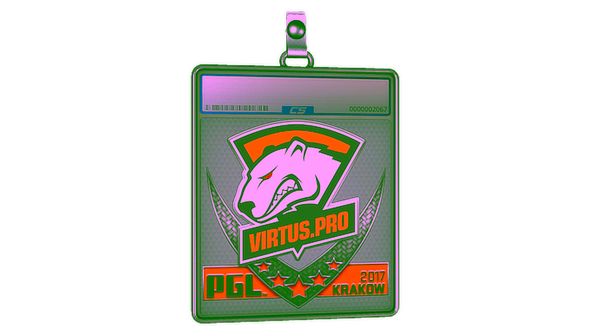 Display for Sticker Slab | Virtus.Pro | Krakow 2017