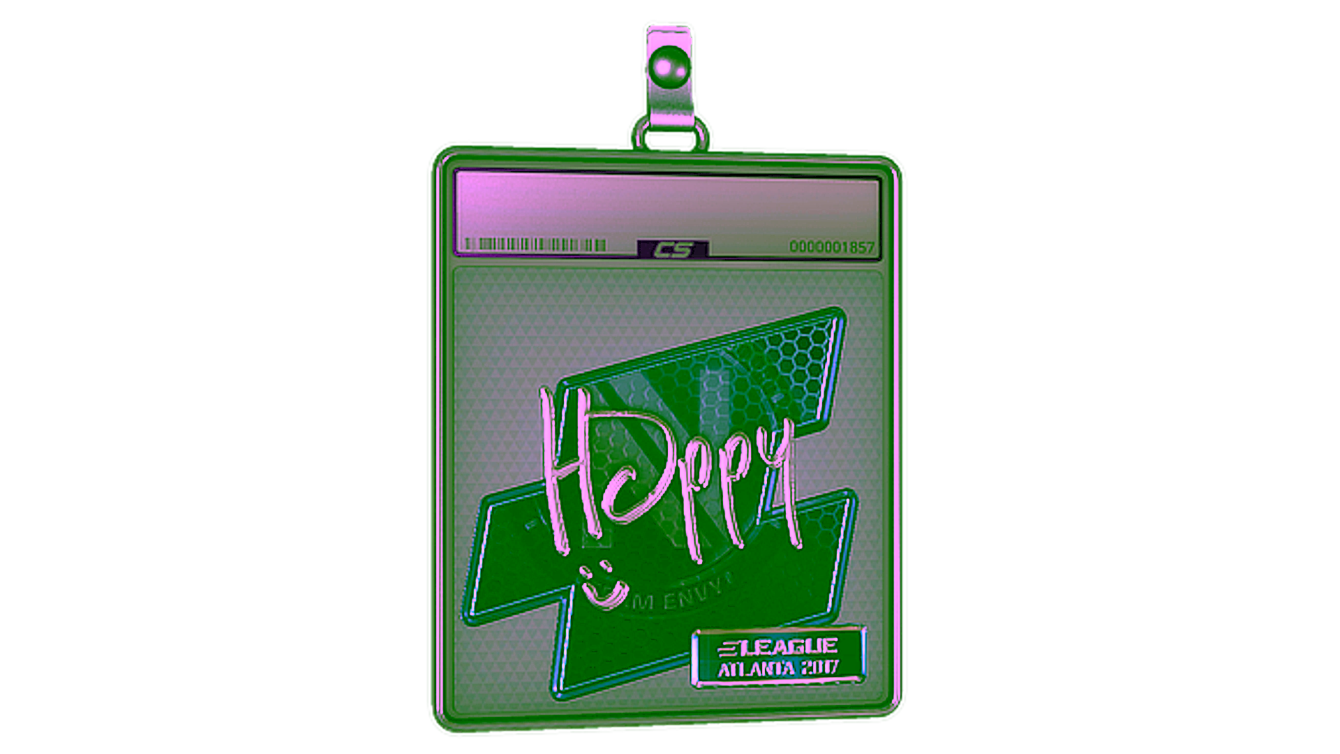 عرض لـ Sticker Slab | Happy (Foil) | Atlanta 2017