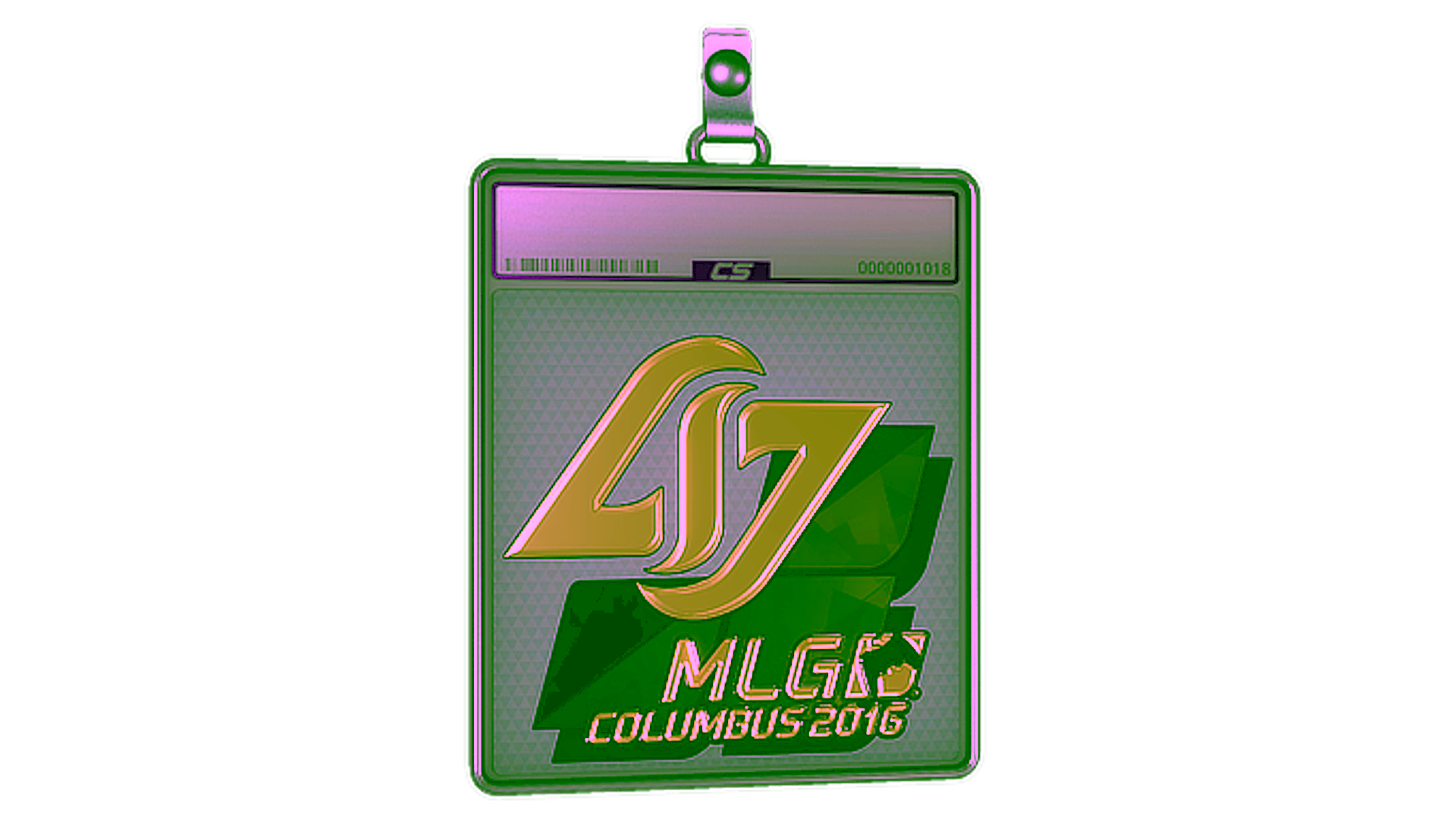 Дисплей для Sticker Slab | Counter Logic Gaming (Gold) | MLG Columbus 2016