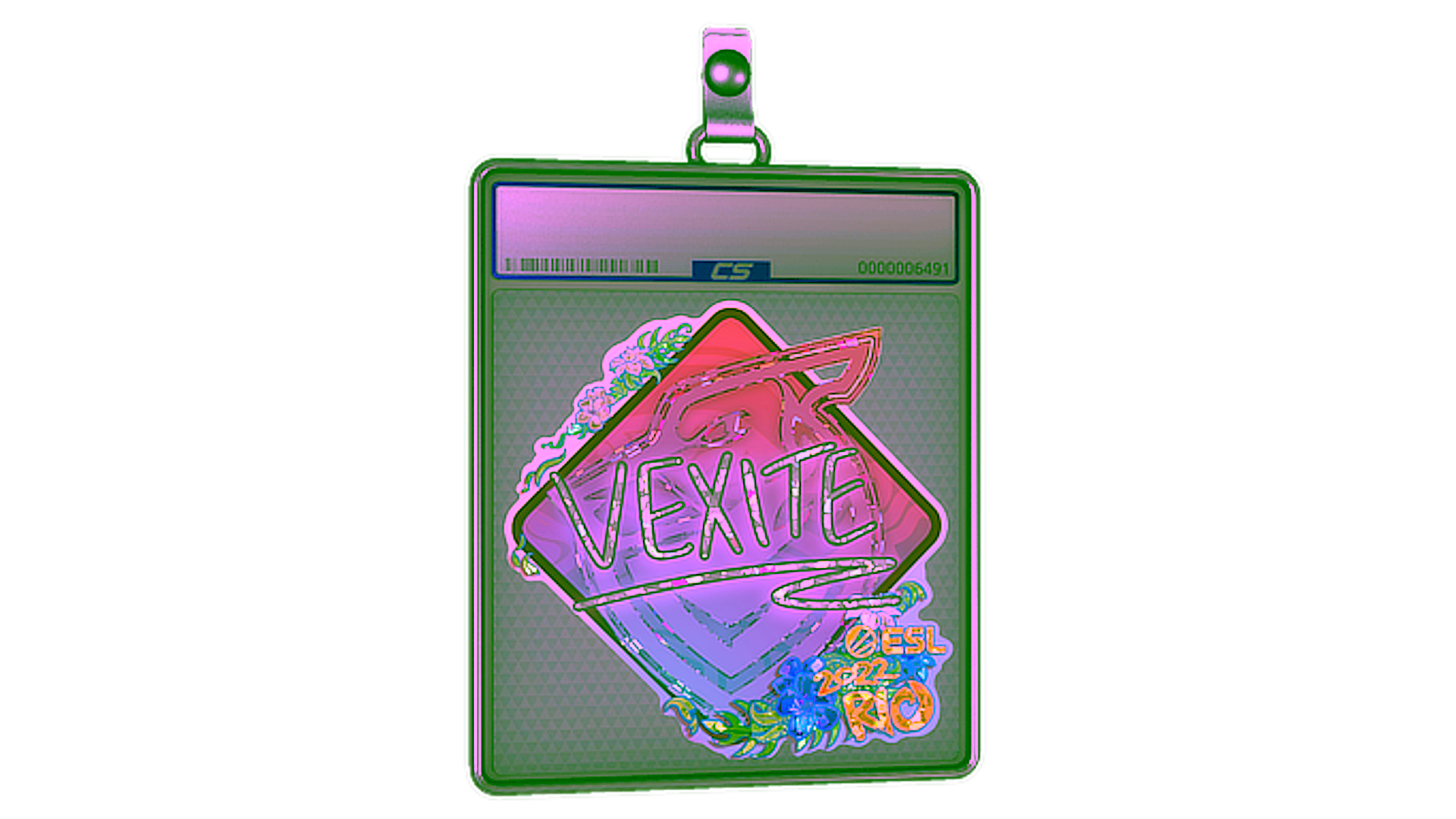 Wyświetl dla Sticker Slab | vexite (Glitter) | Rio 2022