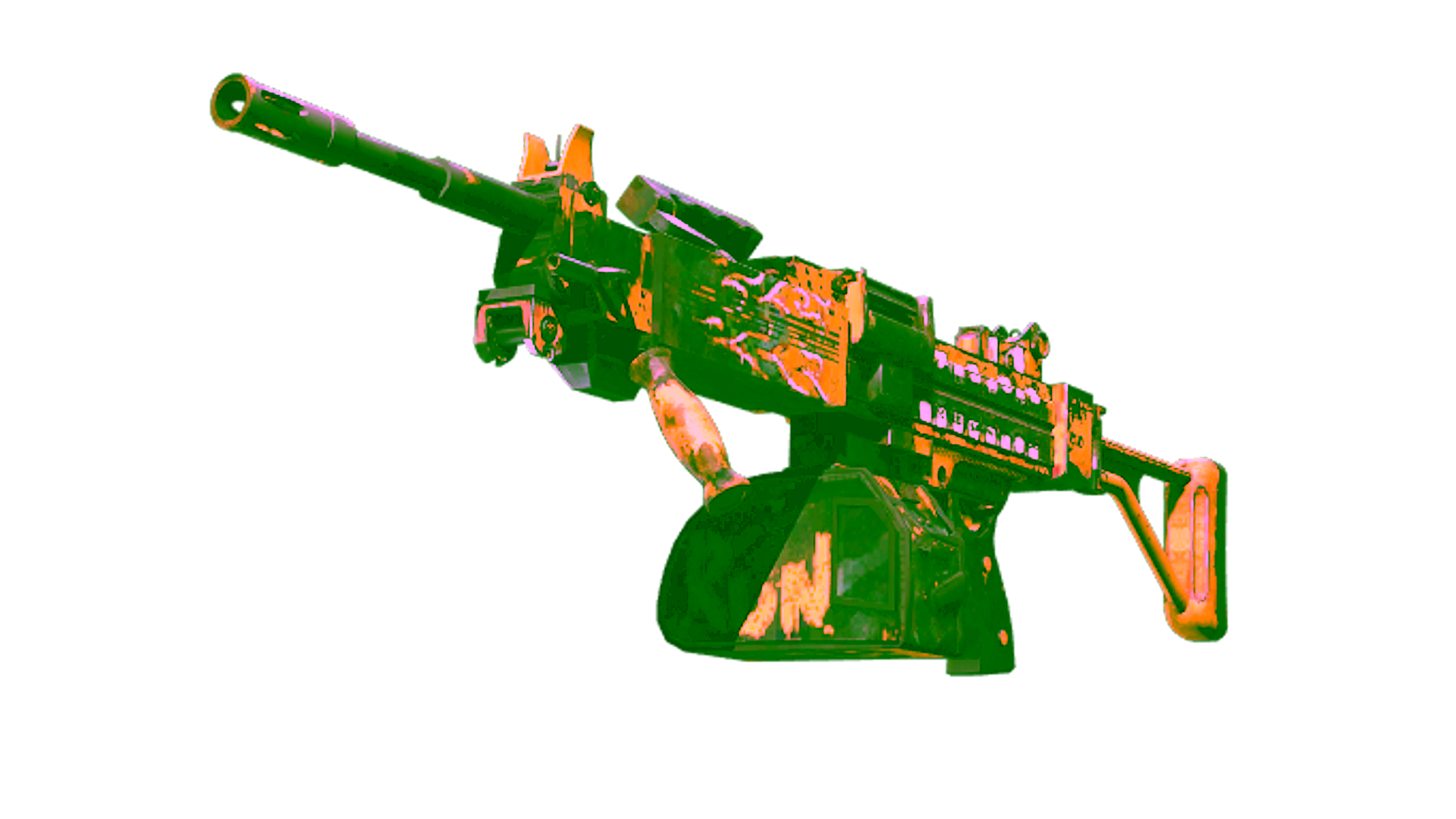Affichage pour StatTrak™ Negev | Loudmouth (Well-Worn)
