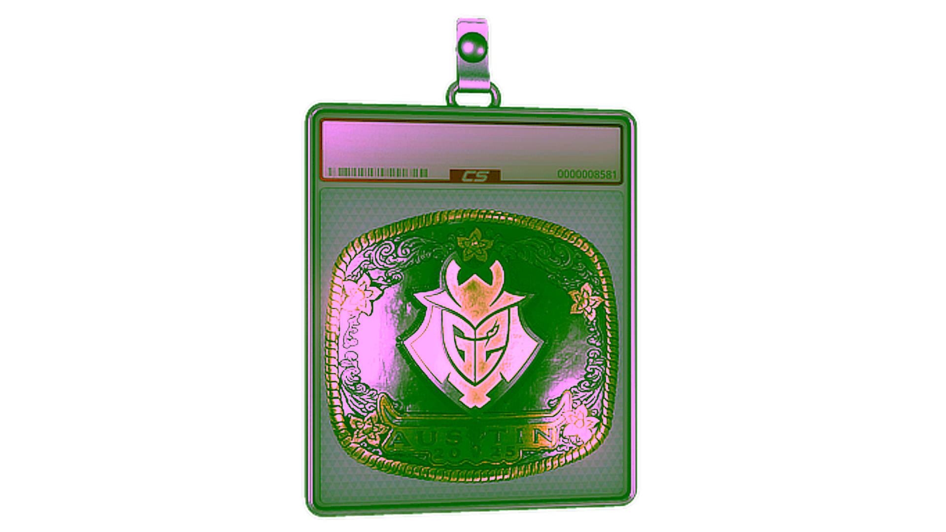 Exibição para Sticker Slab | G2 Esports (Gold) | Austin 2025