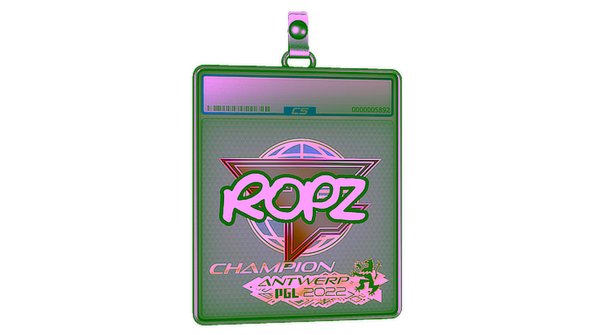 Display for Sticker Slab | ropz (Champion) | Antwerp 2022