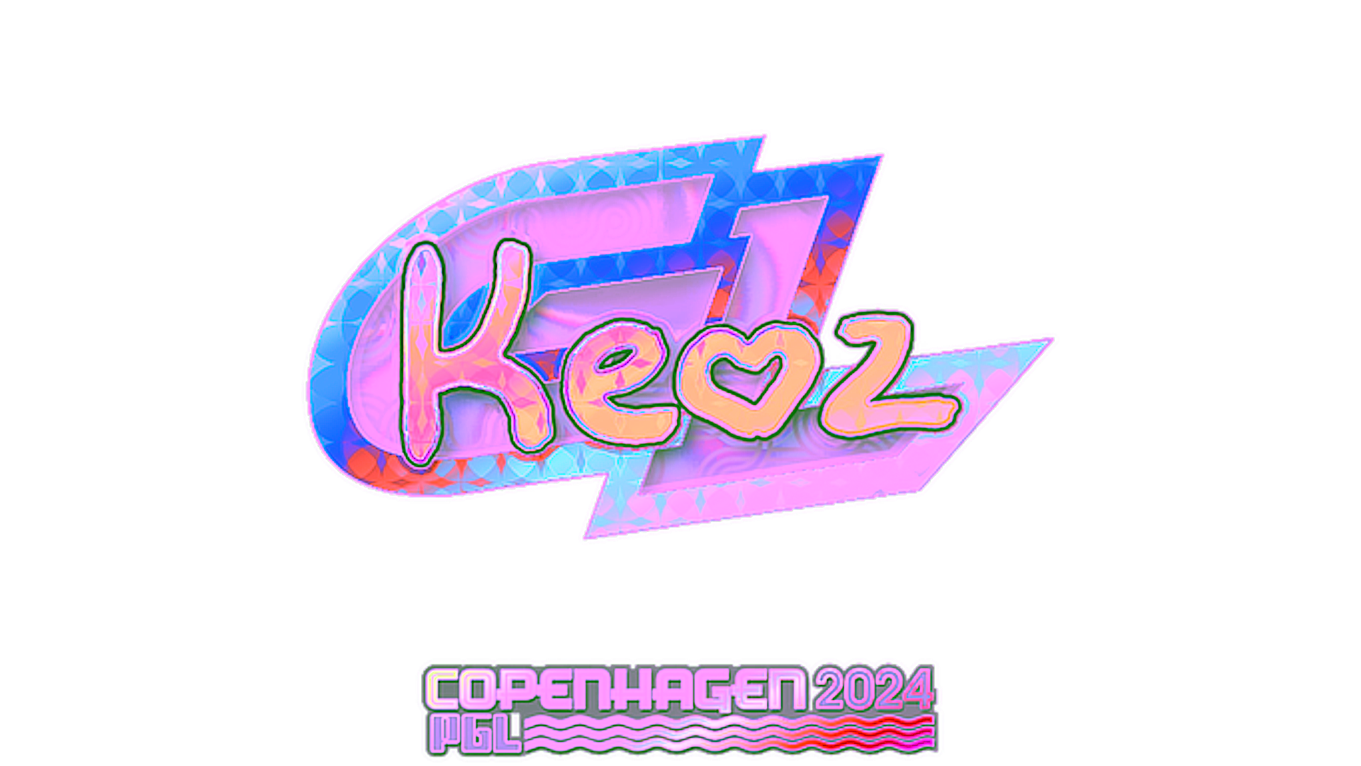 Visar för Sticker | Keoz (Holo) | Copenhagen 2024