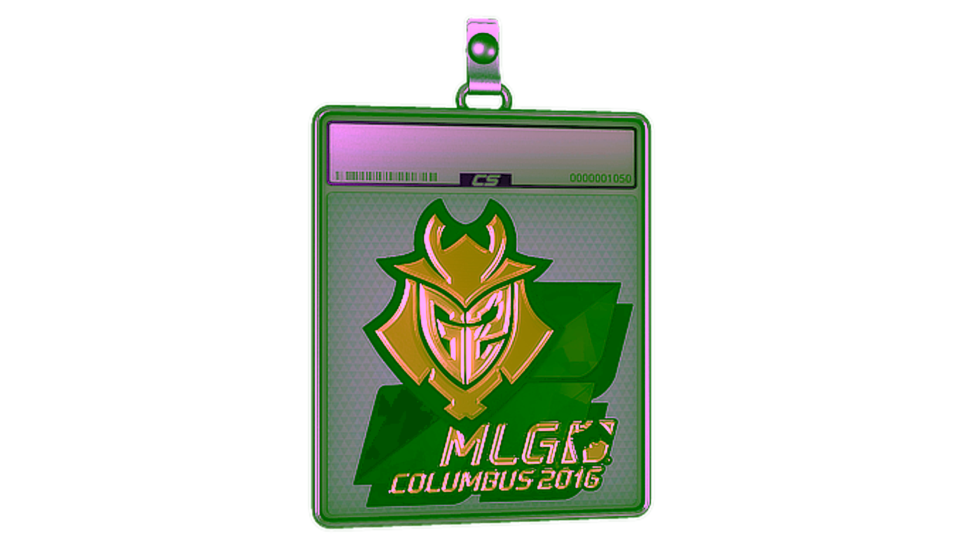 Display for Sticker Slab | G2 Esports (Gold) | MLG Columbus 2016