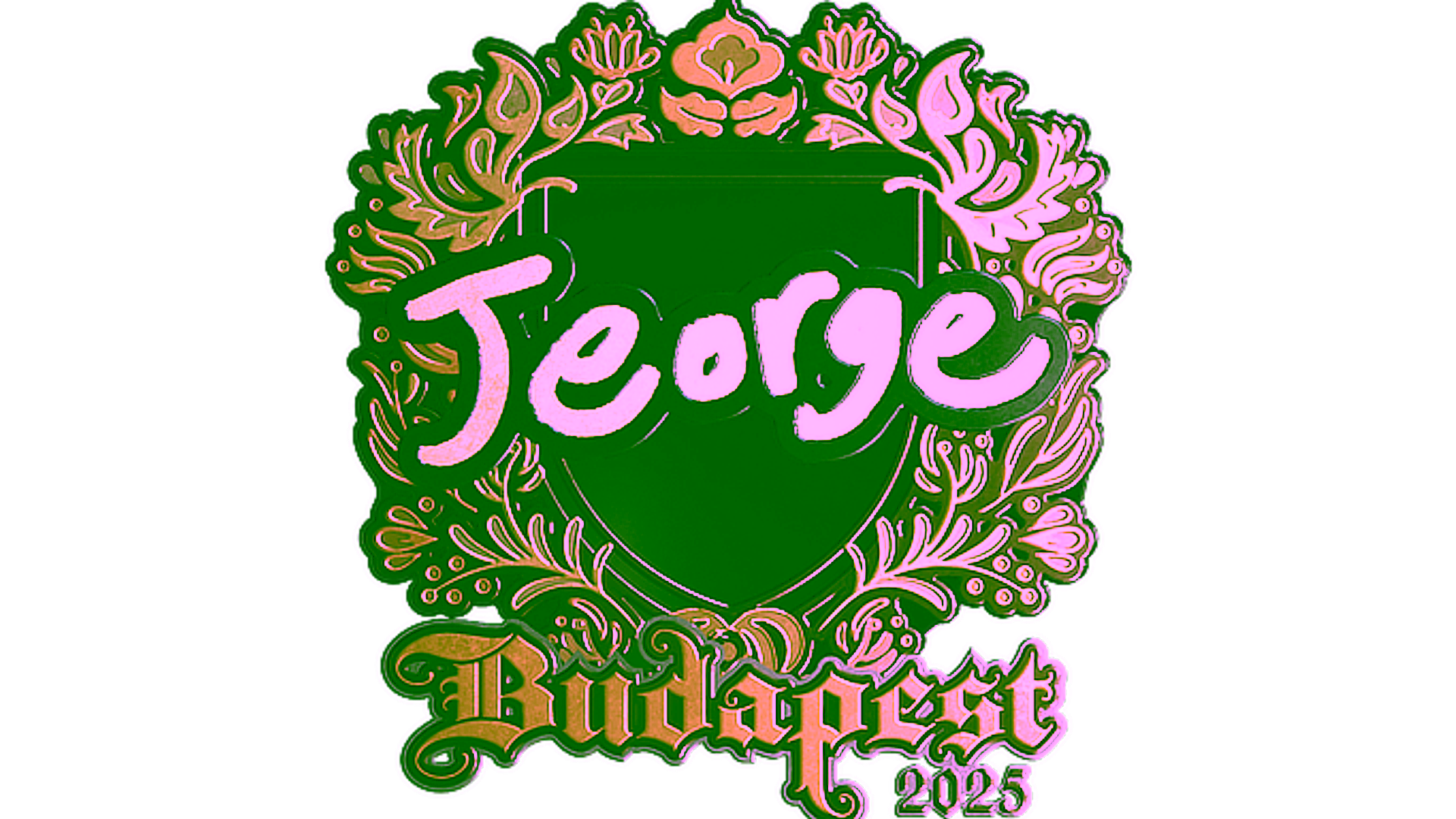 Display for Sticker | jeorge (Gold) | Budapest 2025