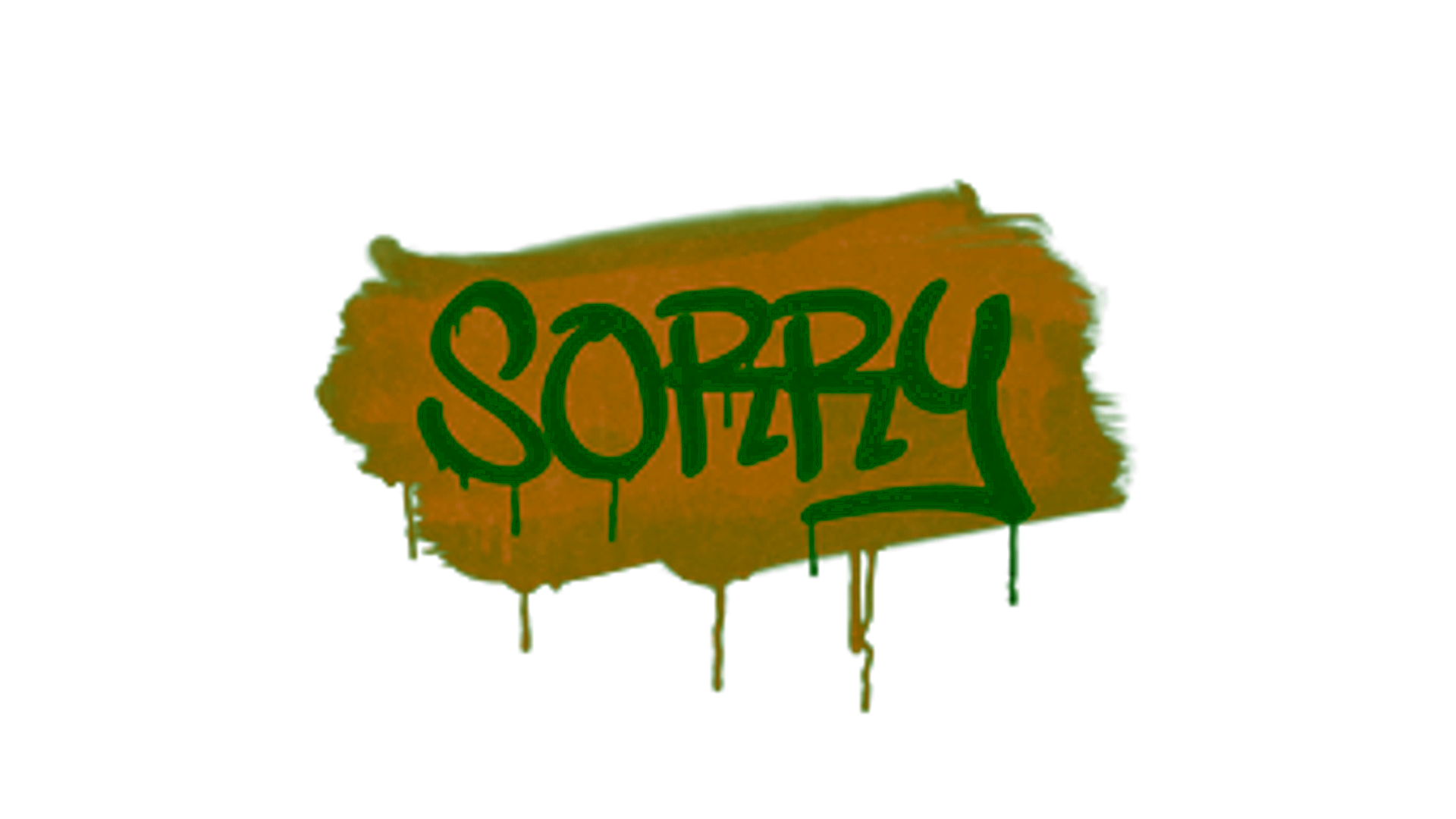 Rodyti Sealed Graffiti | Sorry (Tiger Orange)