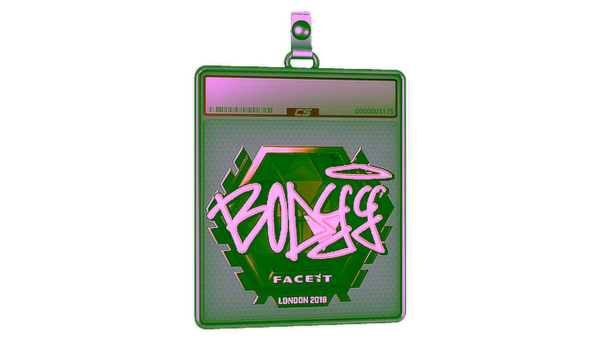 Display for Sticker Slab | bodyy (Gold) | London 2018