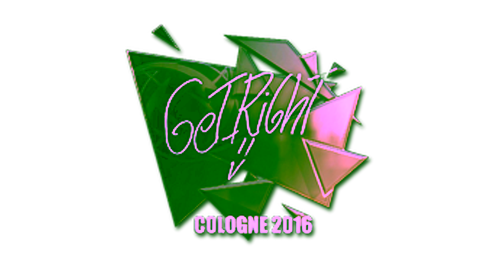 Display for Sticker | GeT_RiGhT (Foil) | Cologne 2016