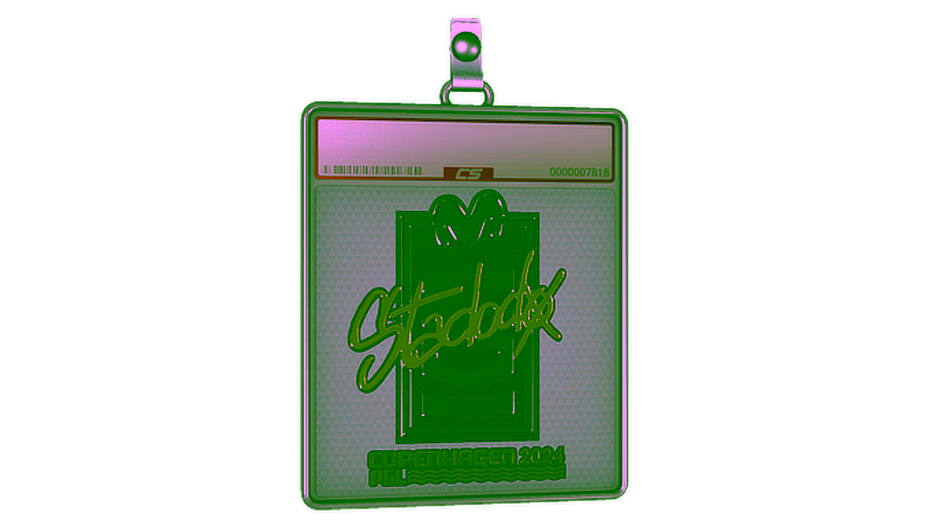 Visar för Sticker Slab | stadodo (Gold) | Copenhagen 2024