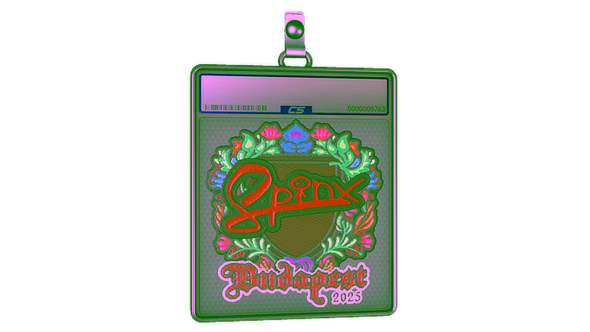 Display for Sticker Slab | Spinx (Embroidered) | Budapest 2025