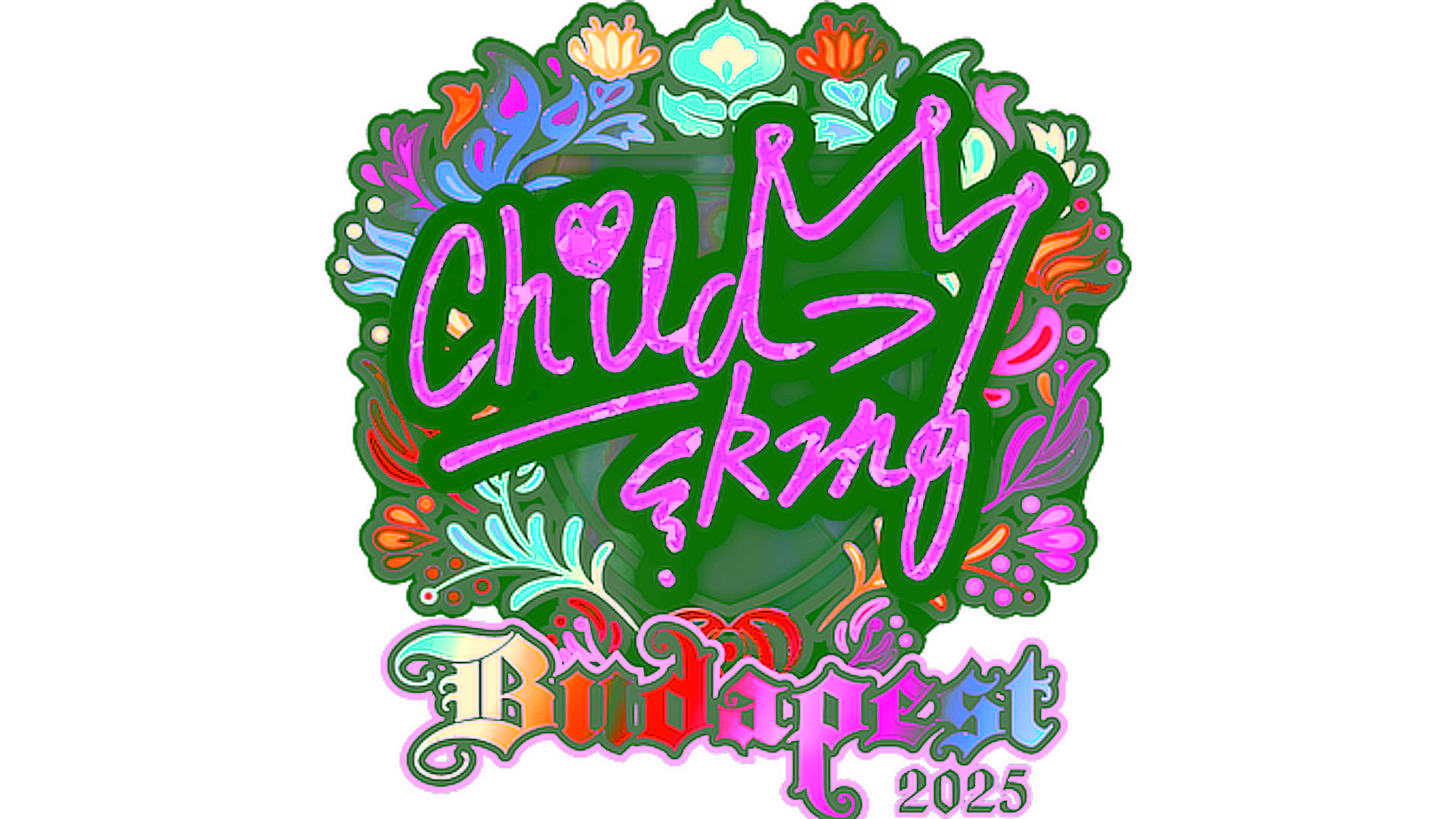 Display for Sticker | ChildKing (Holo) | Budapest 2025