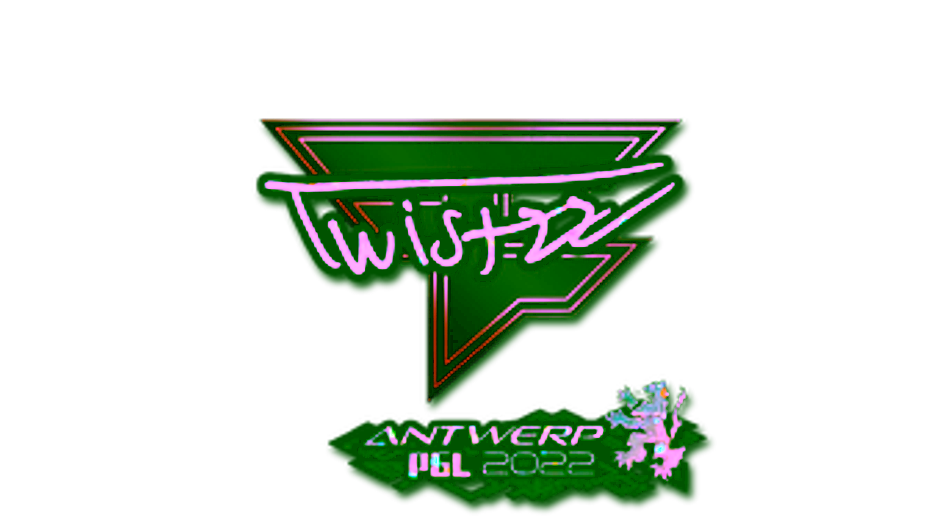 Display for Sticker | Twistzz (Glitter) | Antwerp 2022