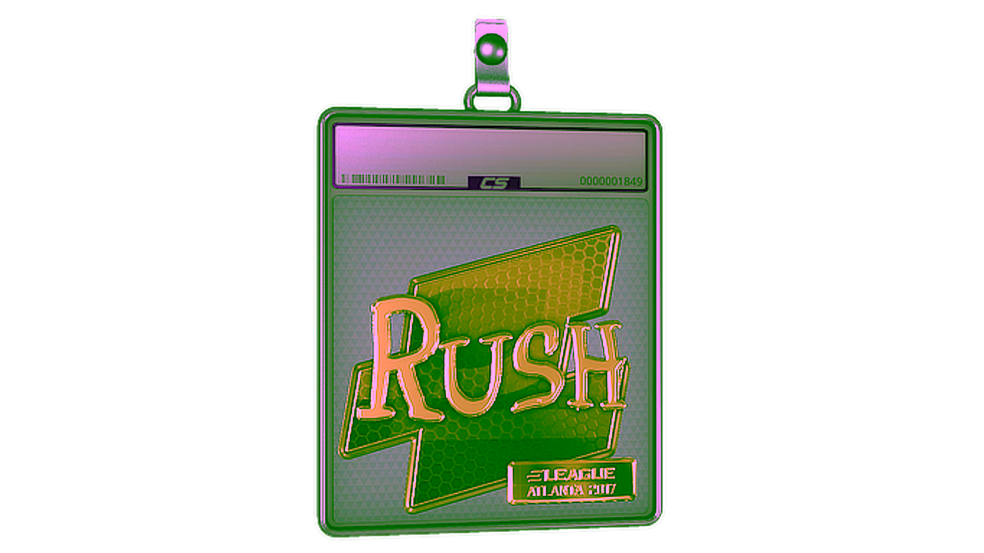 Affichage pour Sticker Slab | RUSH (Gold) | Atlanta 2017