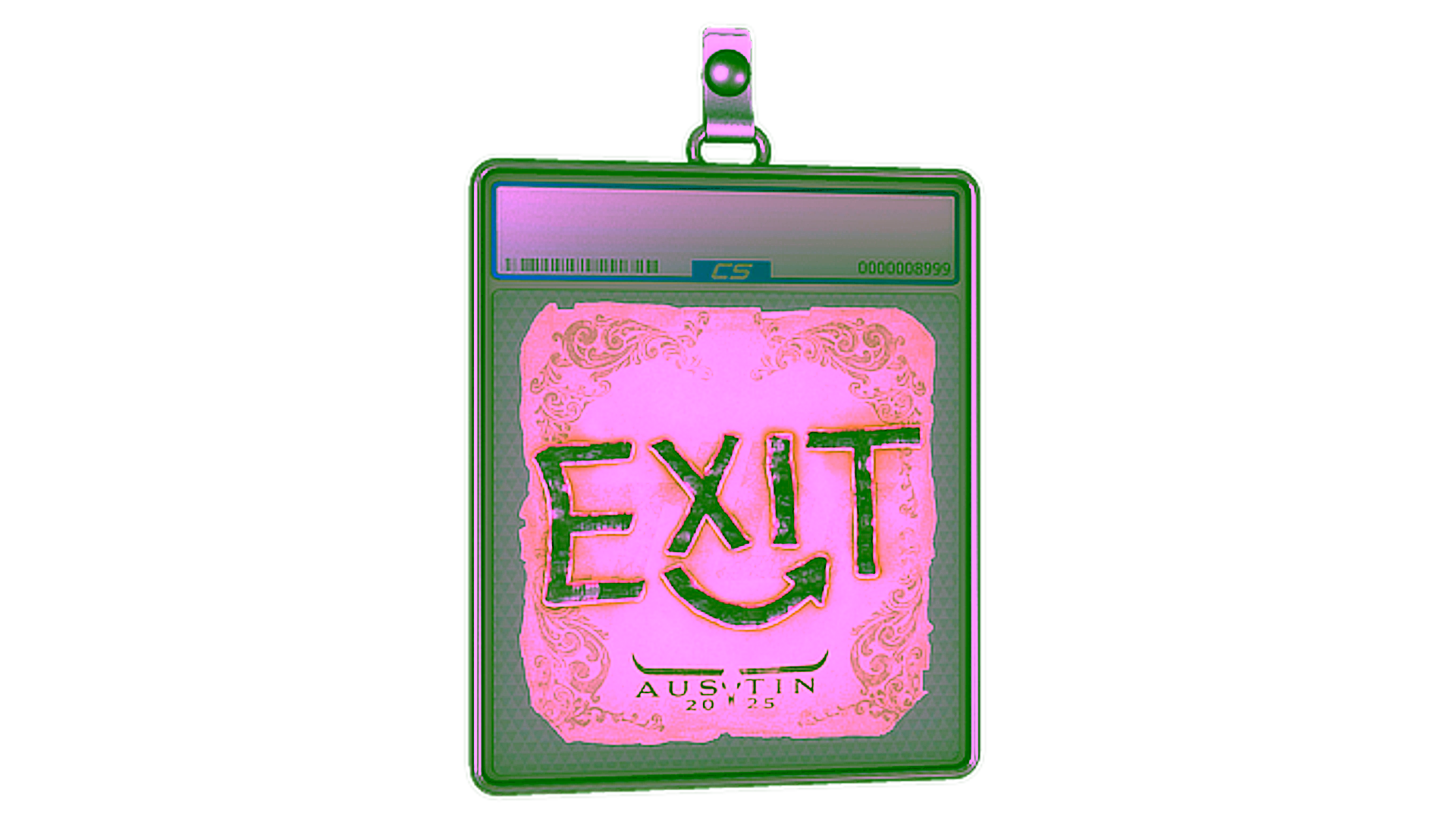 Display for Sticker Slab | exit | Austin 2025