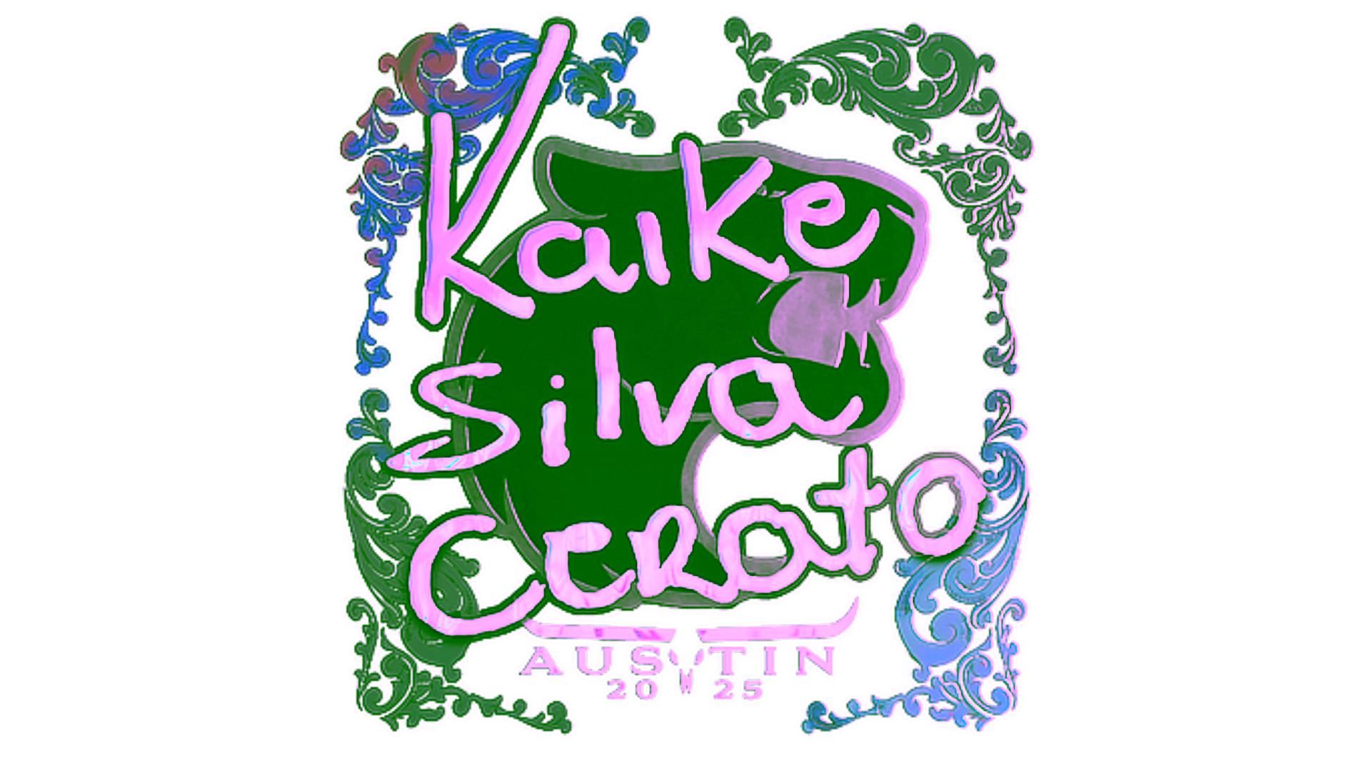 Display for Sticker | KSCERATO (Holo) | Austin 2025