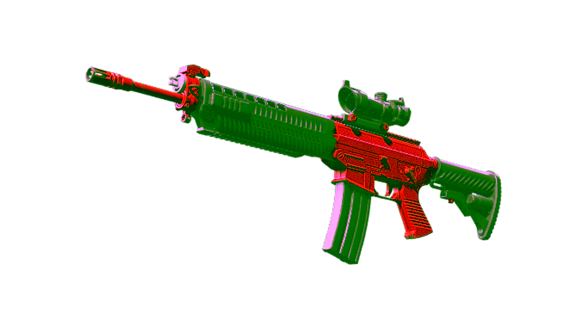 Display for Souvenir SG 553 | Candy Apple (Field-Tested)