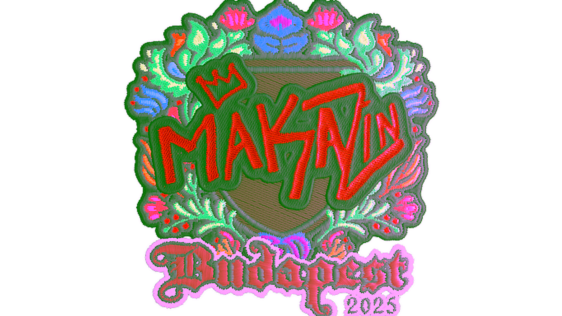 Display for Sticker | Maka (Embroidered) | Budapest 2025