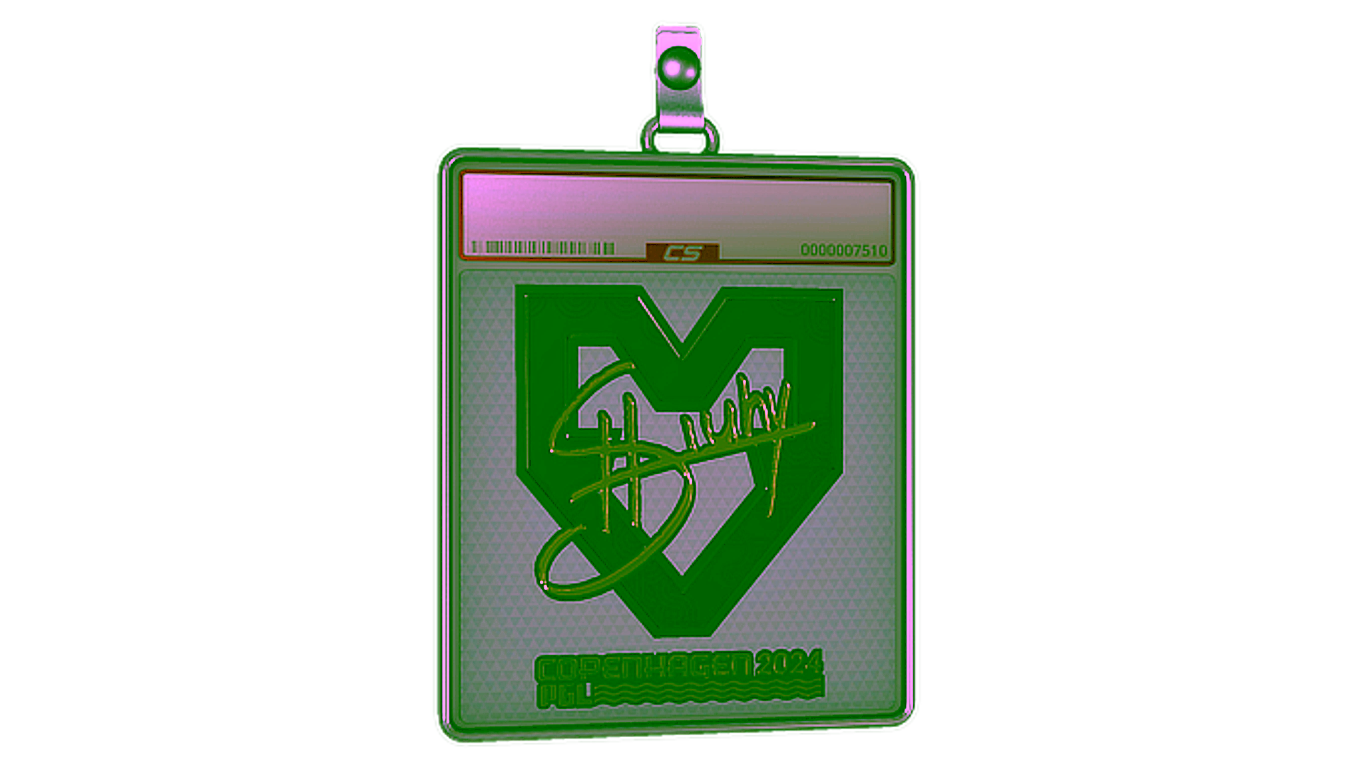 Display for Sticker Slab | siuhy (Gold) | Copenhagen 2024