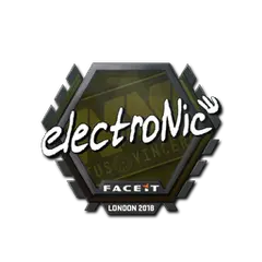 Sticker electronic London 2018