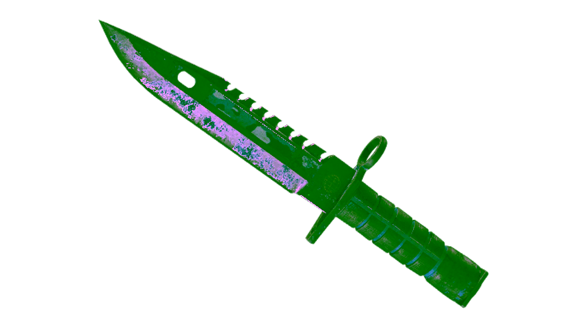 Display for ★ StatTrak™ M9 Bayonet | Bright Water (Battle-Scarred)