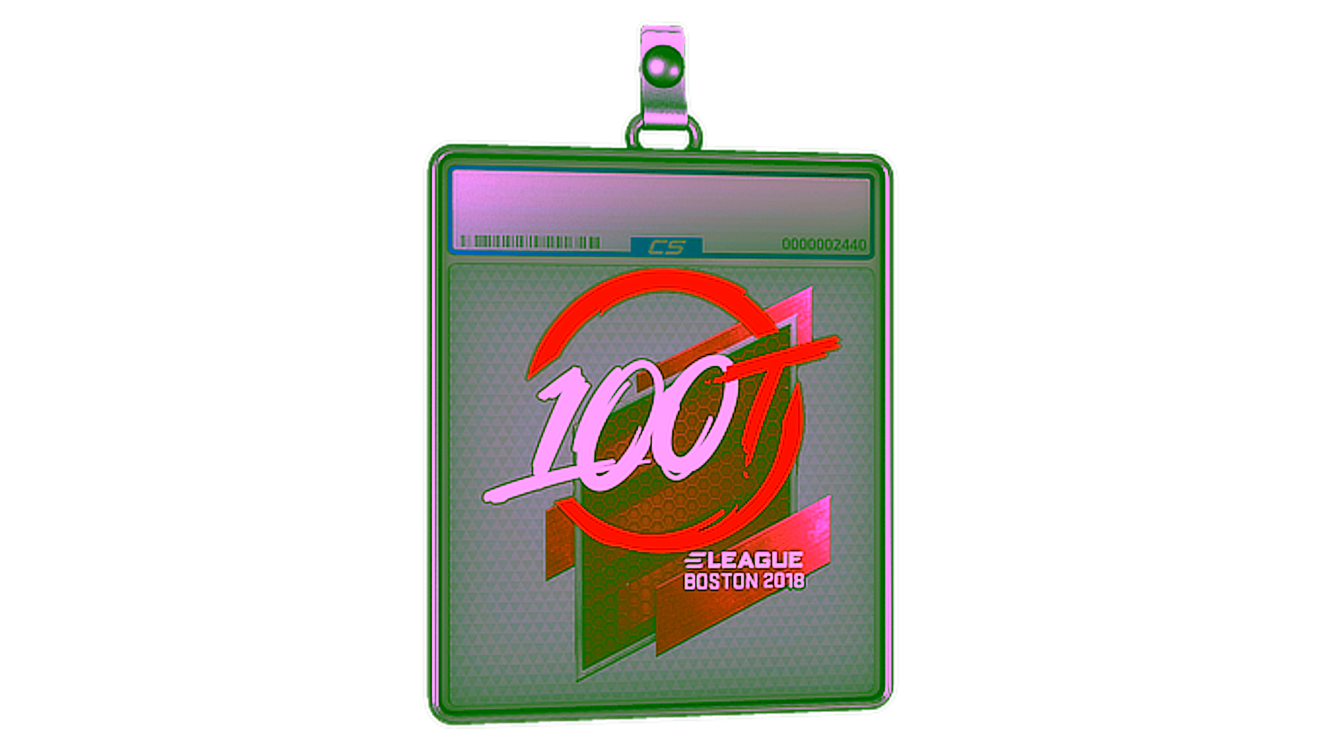 Display for Sticker Slab | 100 Thieves | Boston 2018