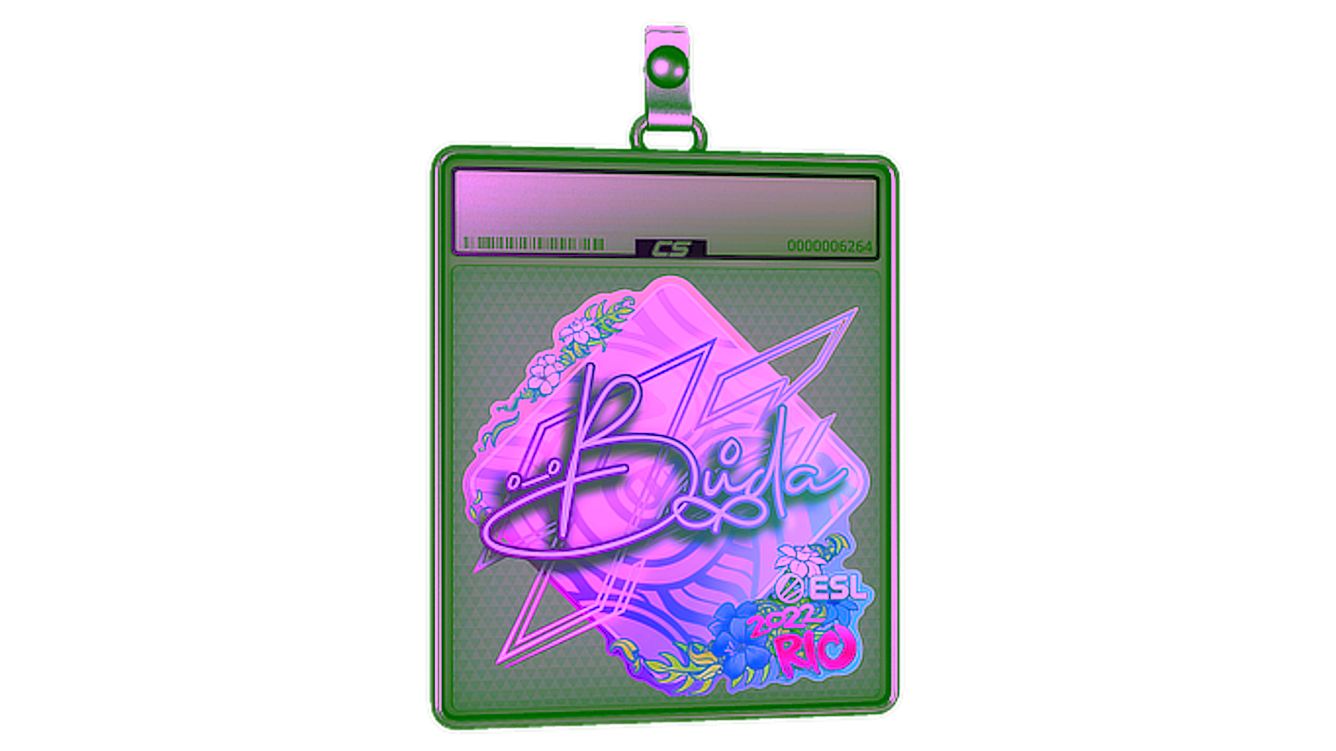 Display for Sticker Slab | BUDA (Holo) | Rio 2022