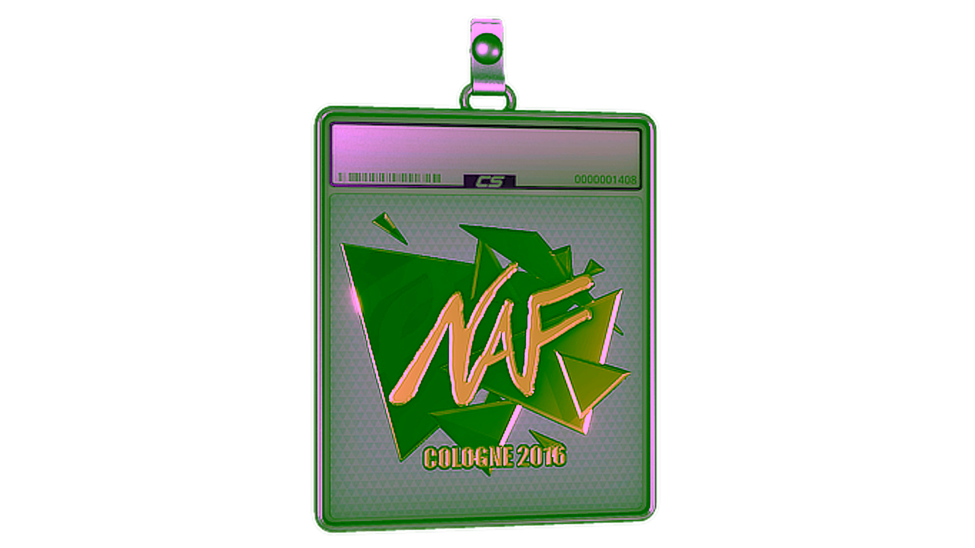 Sticker Slab | NAF (Gold) | Cologne 2016 için görüntü
