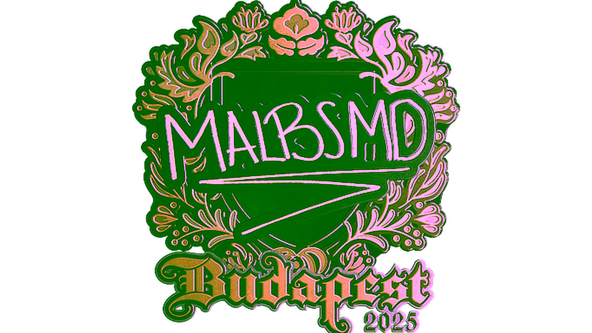 Anzeige für Sticker | malbsMd (Gold) | Budapest 2025