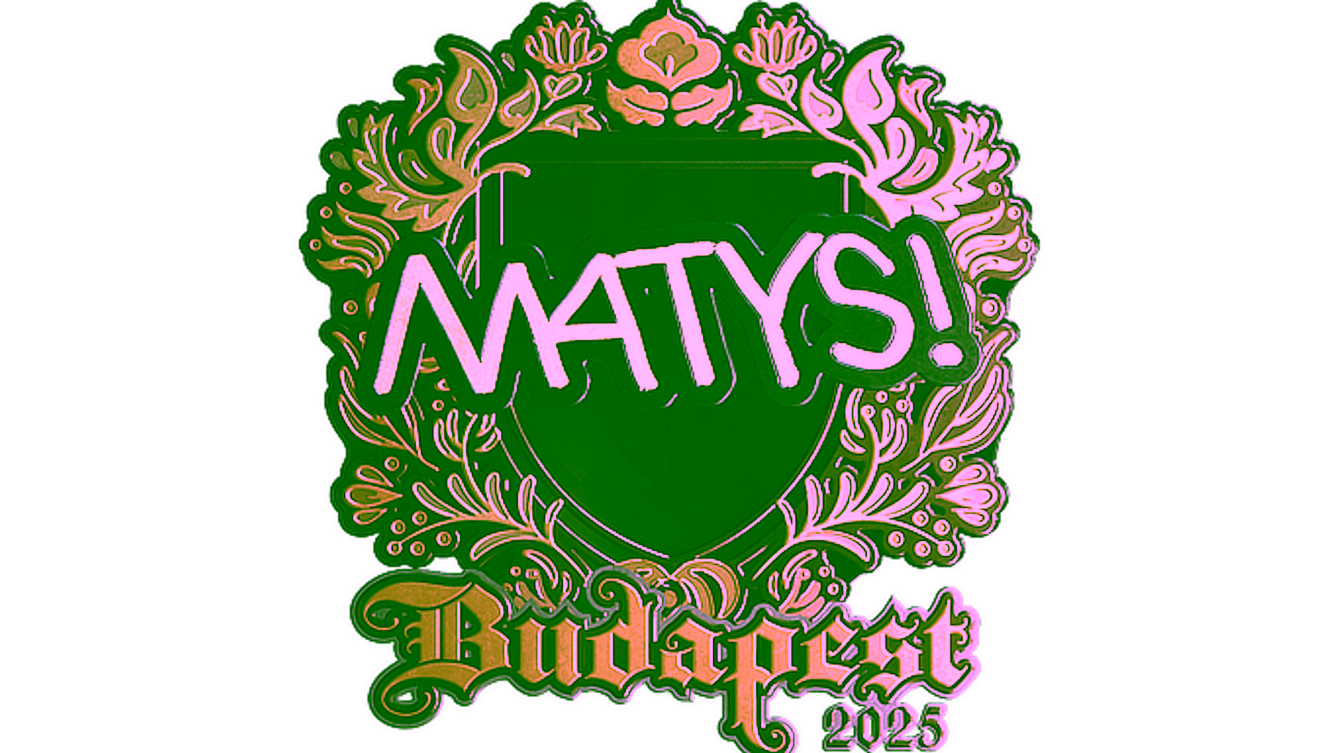 Display for Sticker | MATYS (Gold) | Budapest 2025