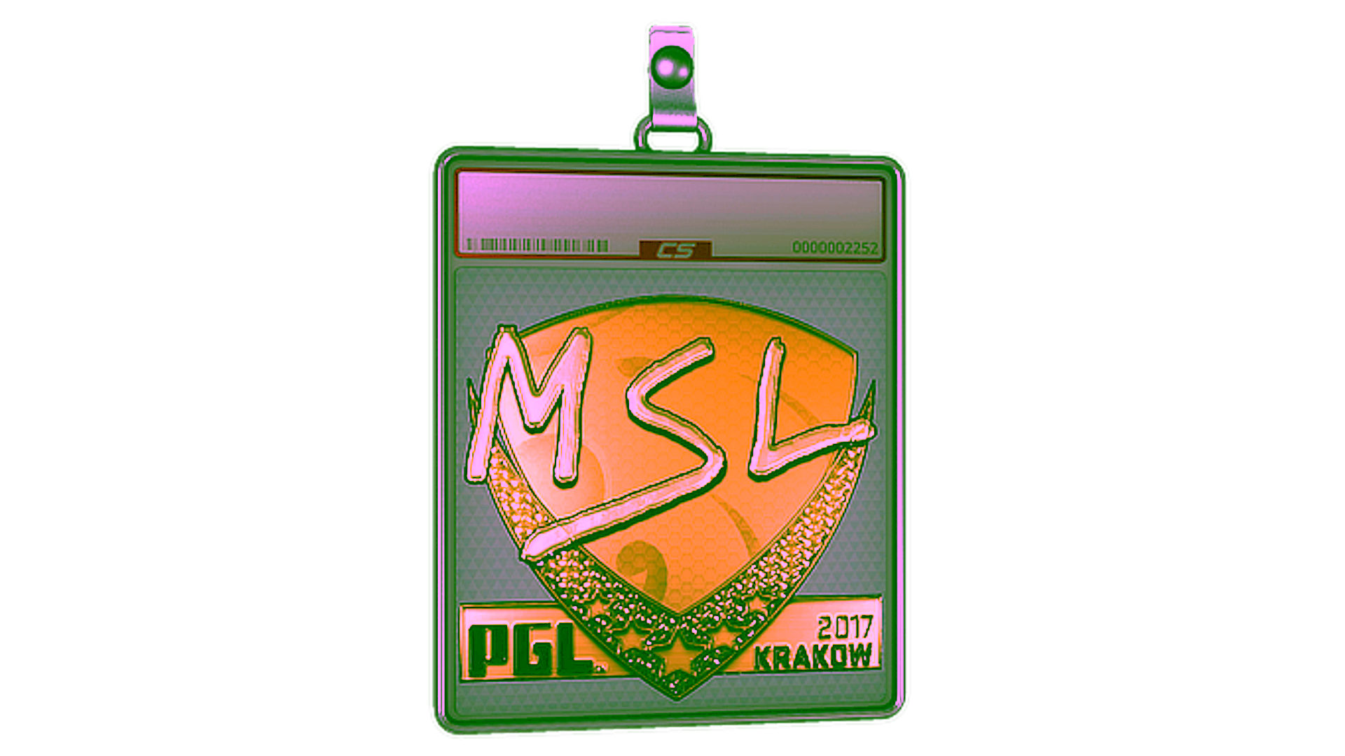 Sticker Slab | MSL (Gold) | Krakow 2017 için görüntü