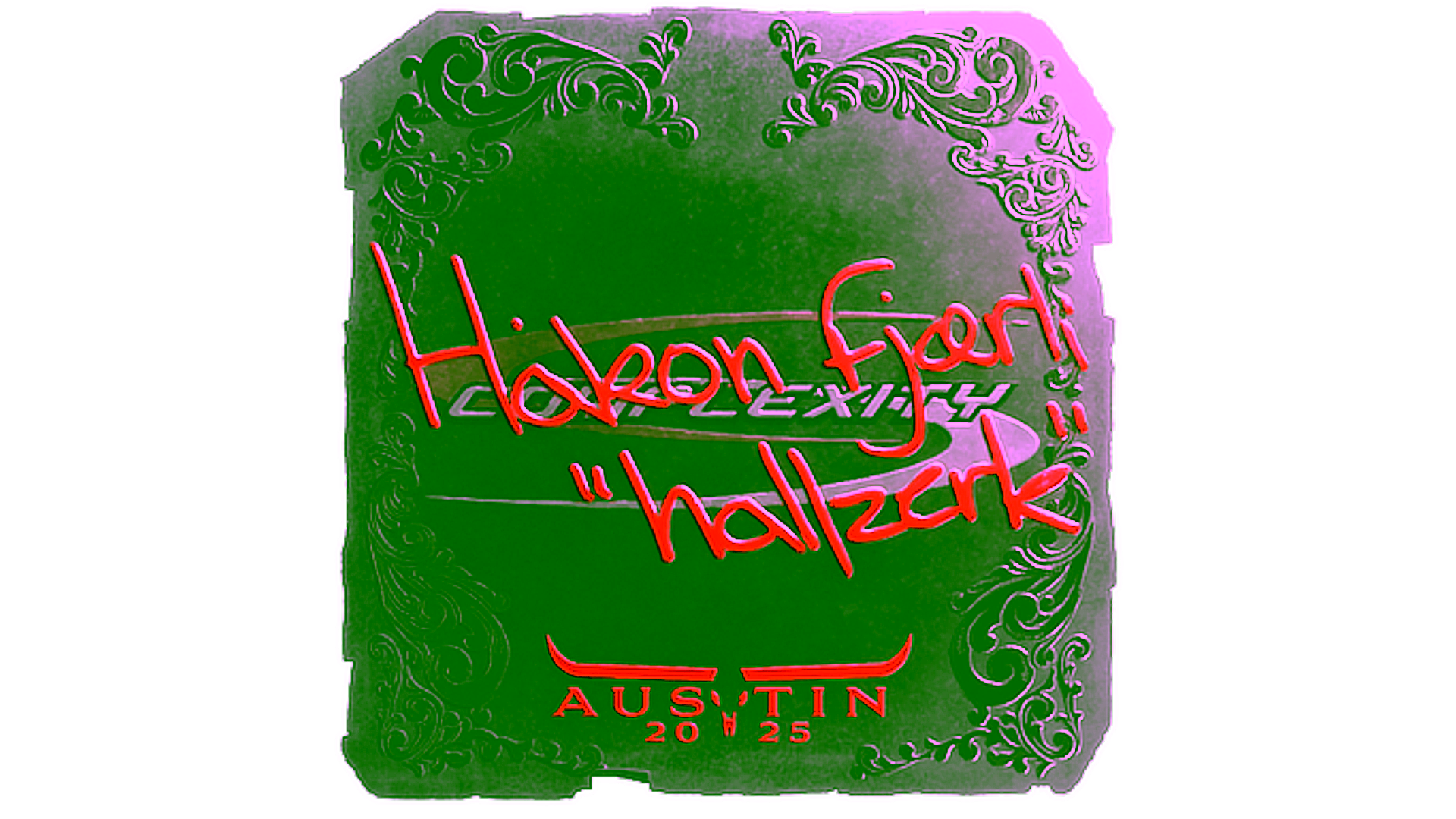 Anzeige für Sticker | hallzerk (Foil) | Austin 2025