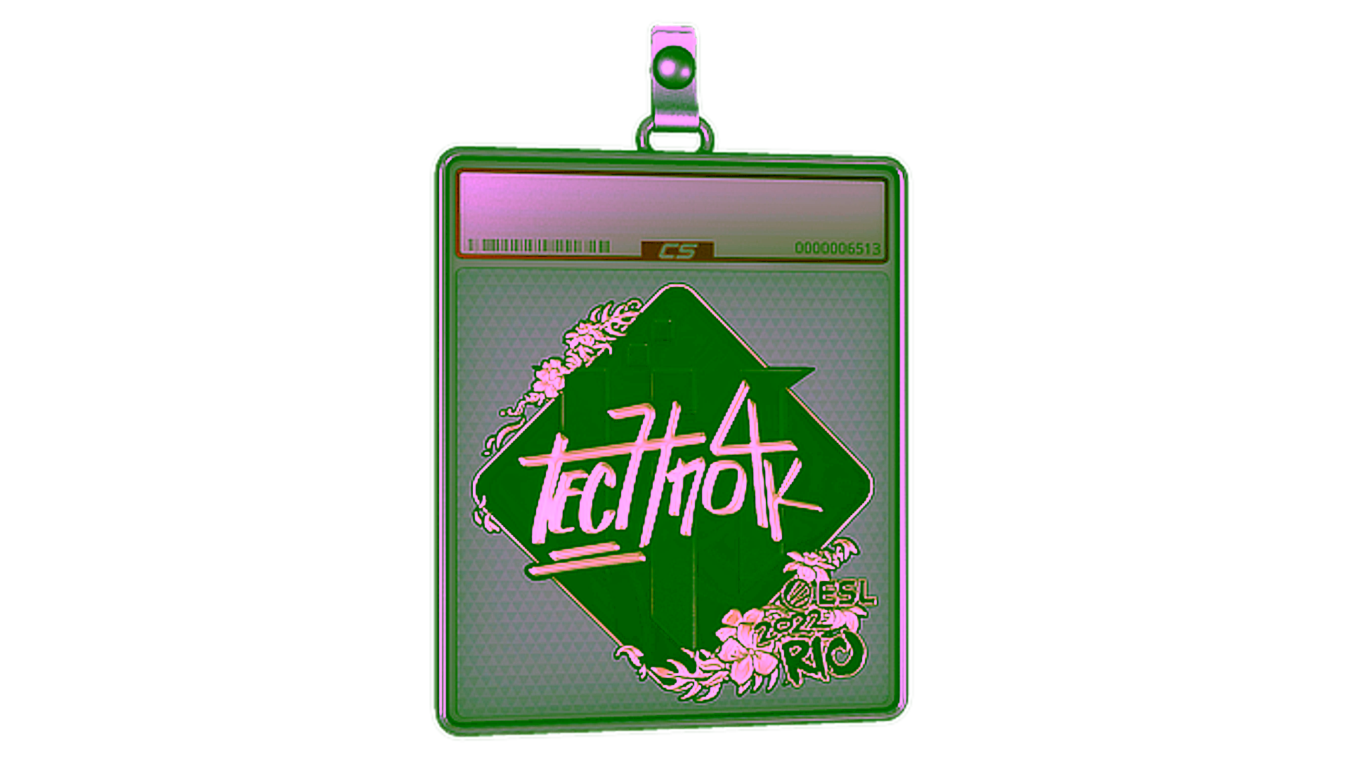 Mostrar para Sticker Slab | Techno4K (Gold) | Rio 2022